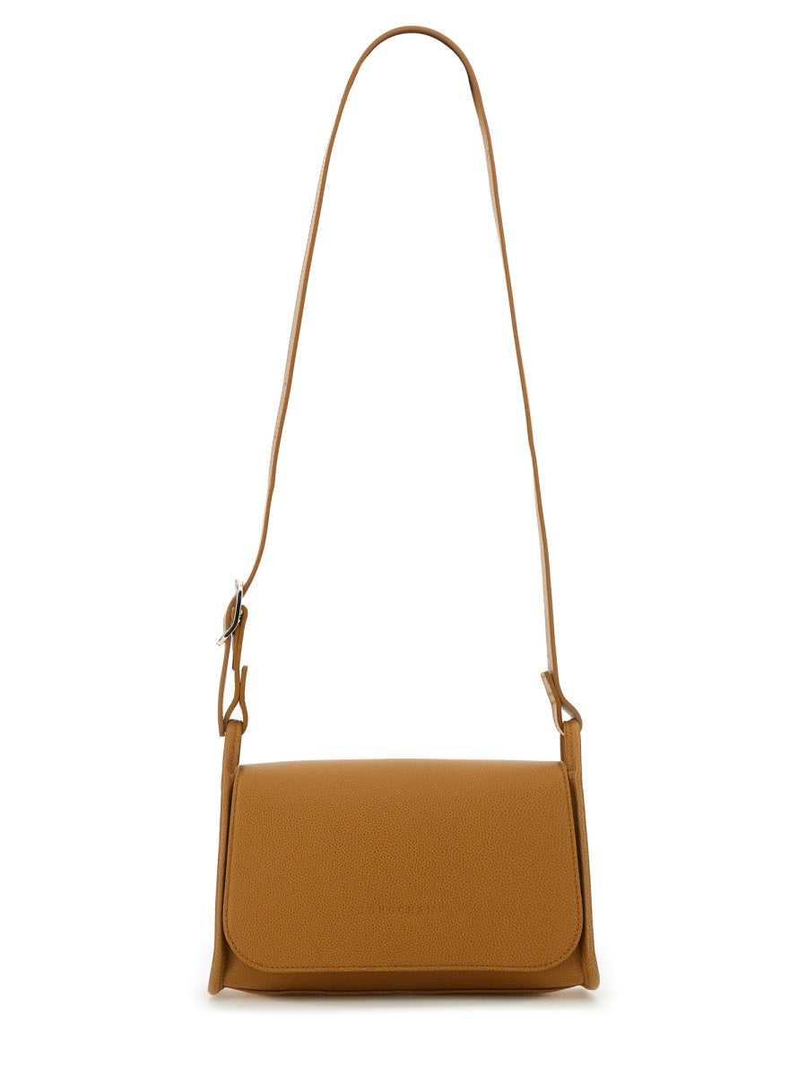 LONGCHAMP Leather Shoulder Bag - Medium Size