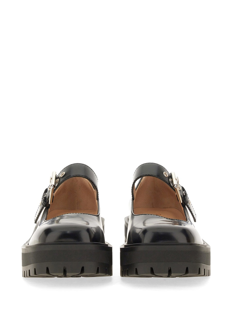 GIANVITO ROSSI Elegant Leather Sandal Flat for Women