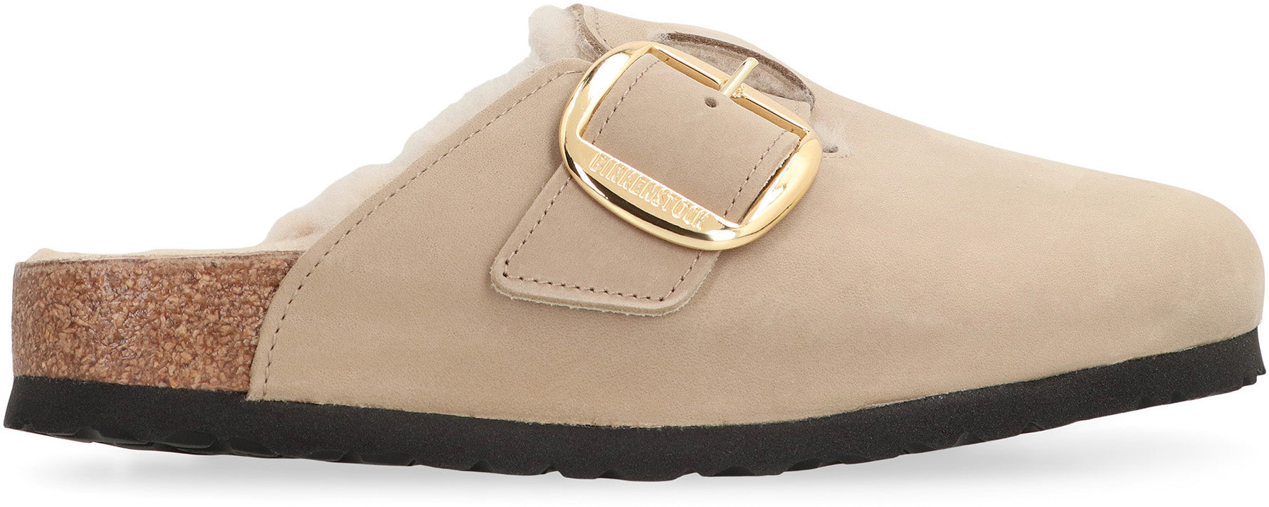 BIRKENSTOCK Women’s Big Buckle Nubuck Leather Sandals