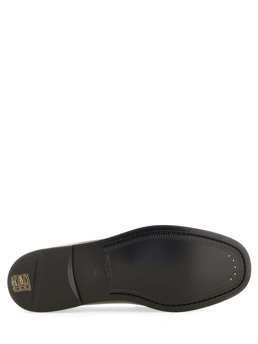 DOLCE & GABBANA Elegantly Crafted Leather Loafers for Women