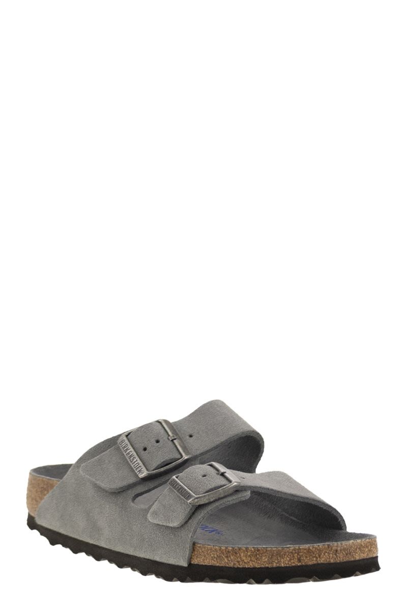 BIRKENSTOCK Flat Sandal with Soft Footbed and Adjustable Buckles