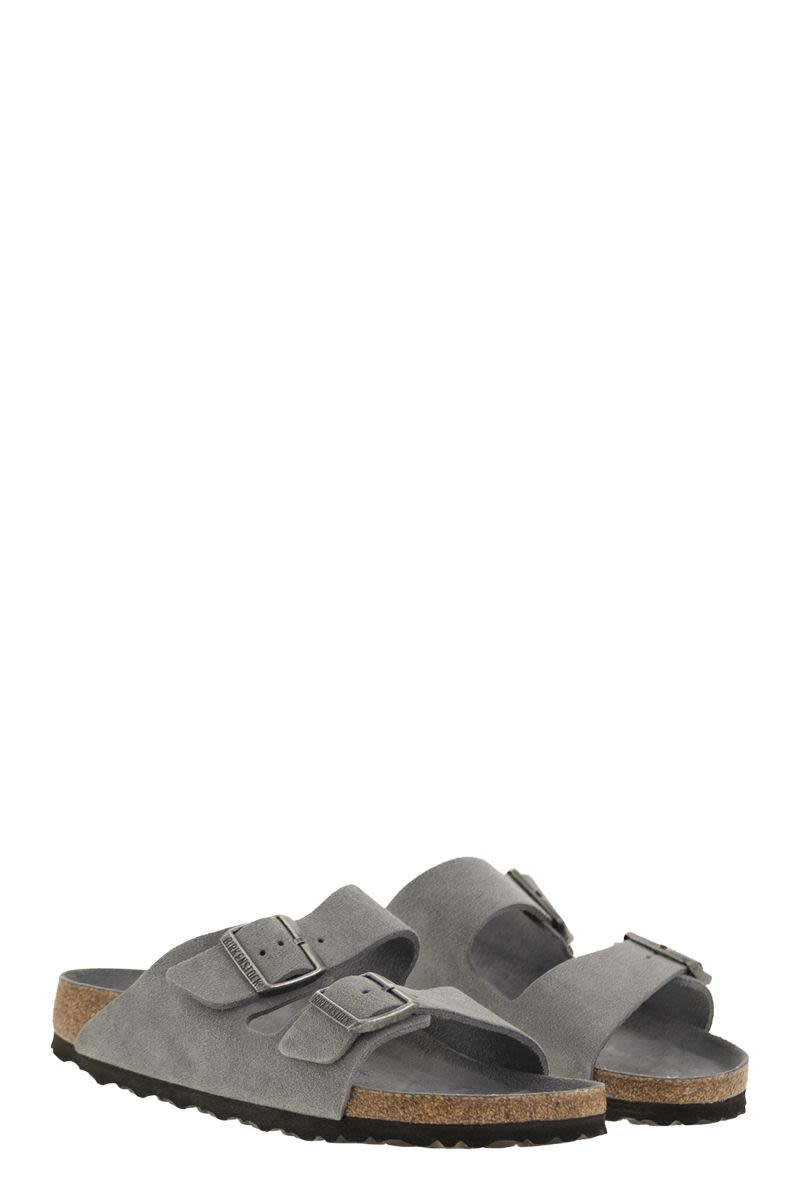 BIRKENSTOCK Flat Sandal with Soft Footbed and Adjustable Buckles