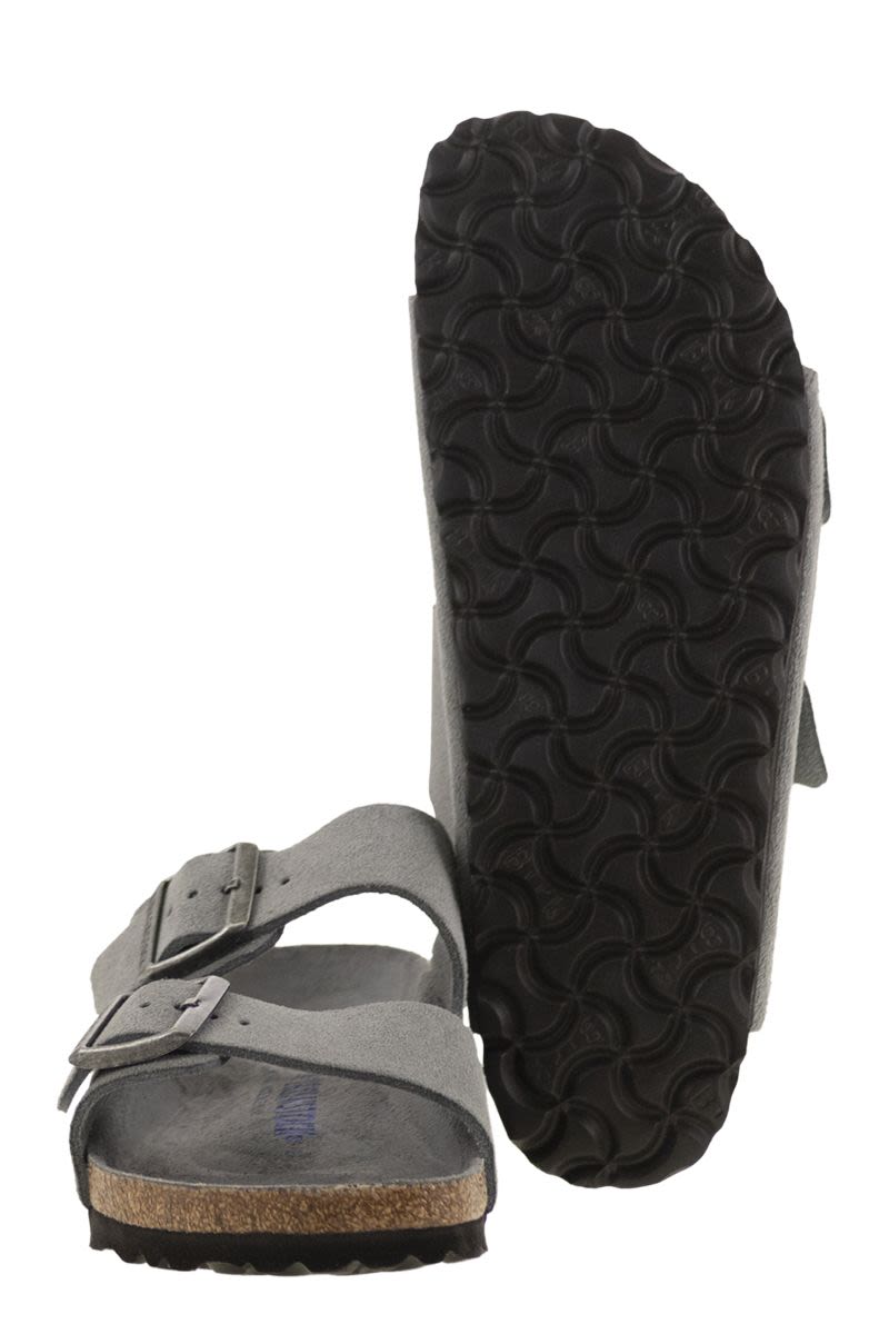 BIRKENSTOCK Flat Sandal with Soft Footbed and Adjustable Buckles