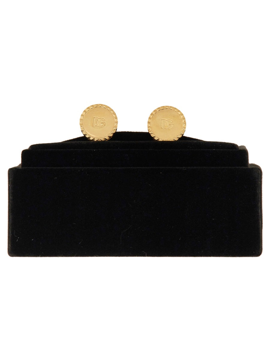 DOLCE & GABBANA Elegant Logo Cufflinks for Men
