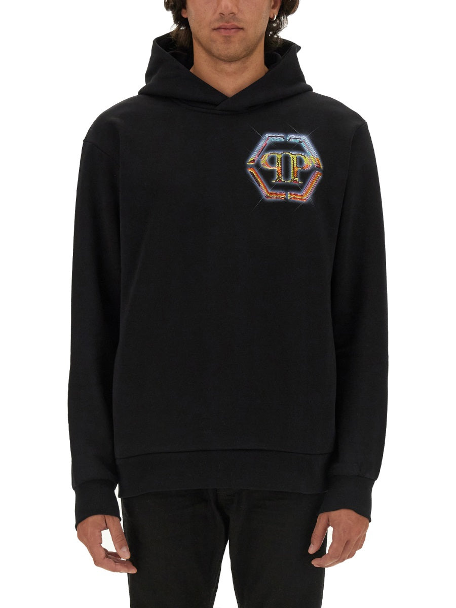 PHILIPP PLEIN Classic Logo Sweatshirt for Men