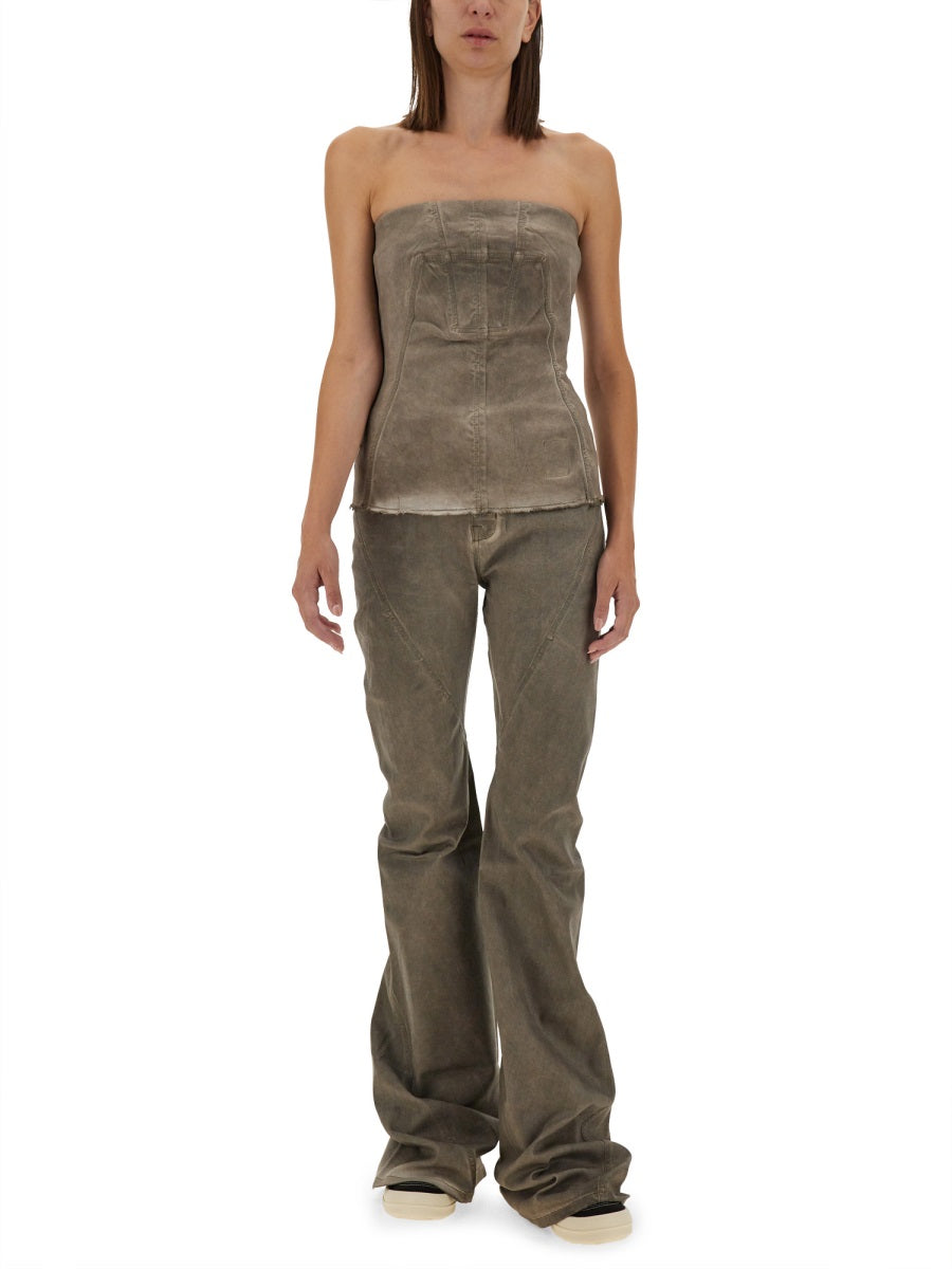 RICK OWENS DRKSHDW Bootcut Denim Pants - Women's Size 27