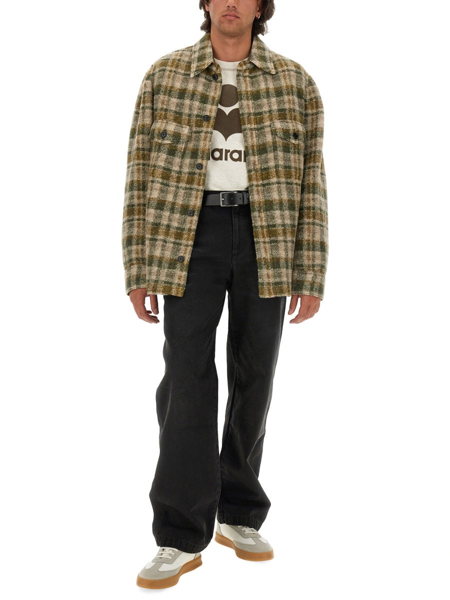 MARANT Kervon Wool Blend Shirt (Size L)