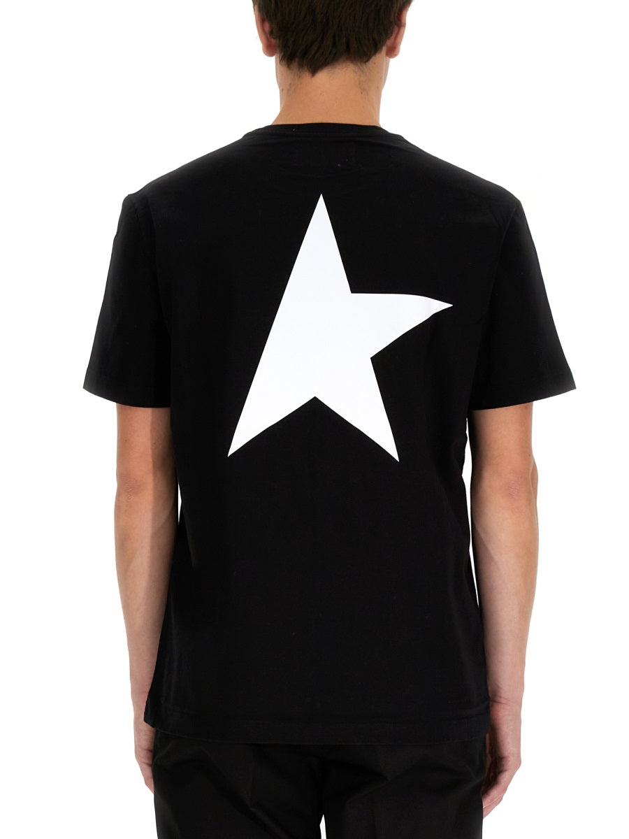 GOLDEN GOOSE Stylish Logo T-Shirt for Men