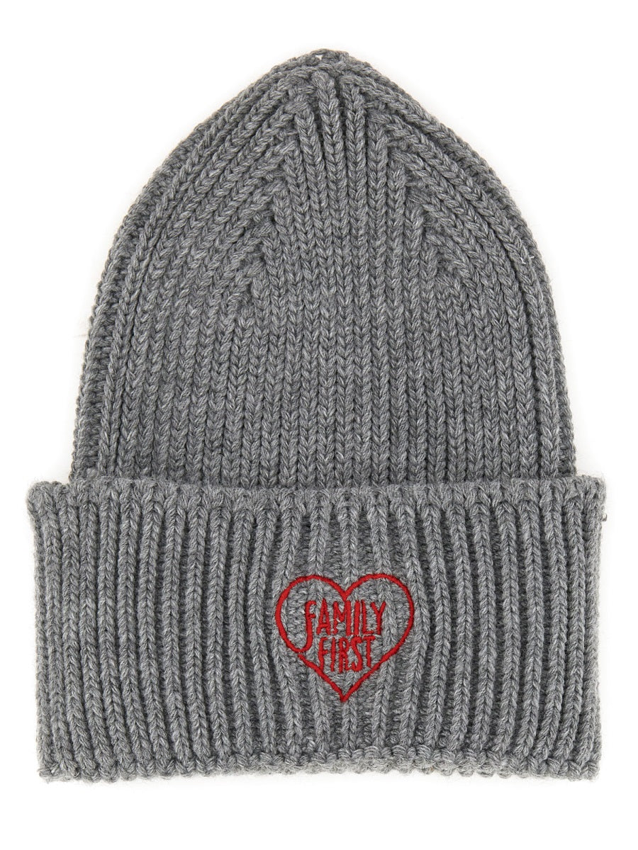 Family First Beanie Hat with Logo - Perfect for Fall/Winter 2025