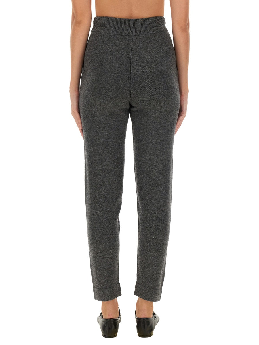 S MAX MARA Classic Wool-Cashmere Trousers - Size S