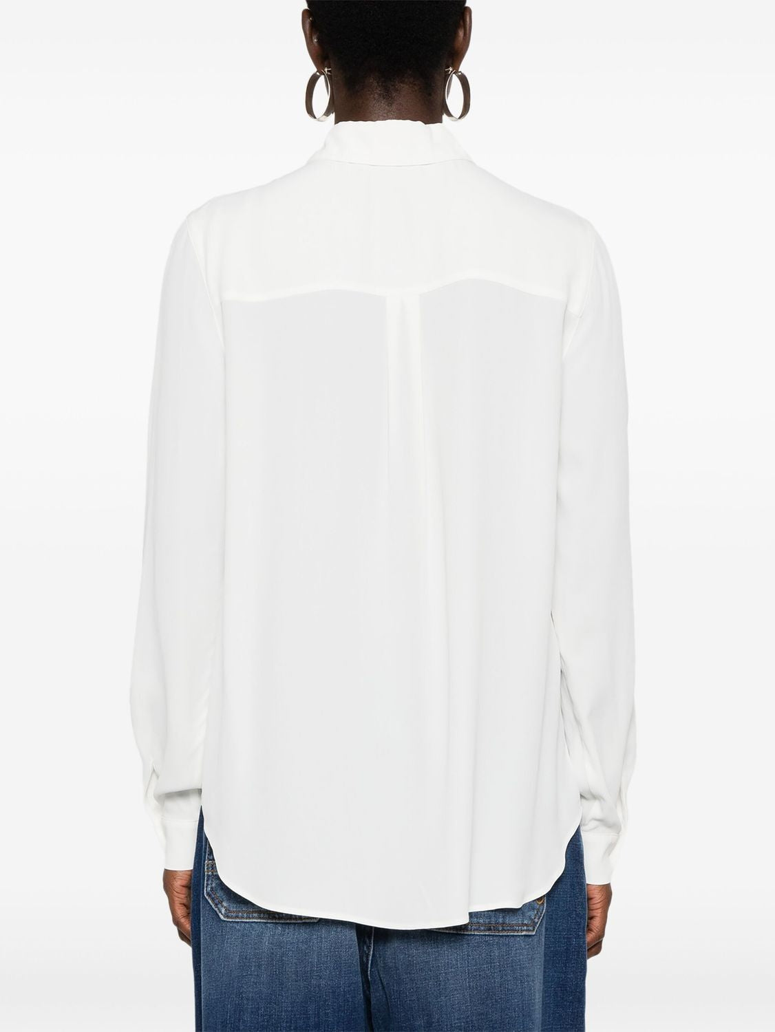 PINKO New Nora Crepe of Chine Shirt for Women - Short Sleeve
