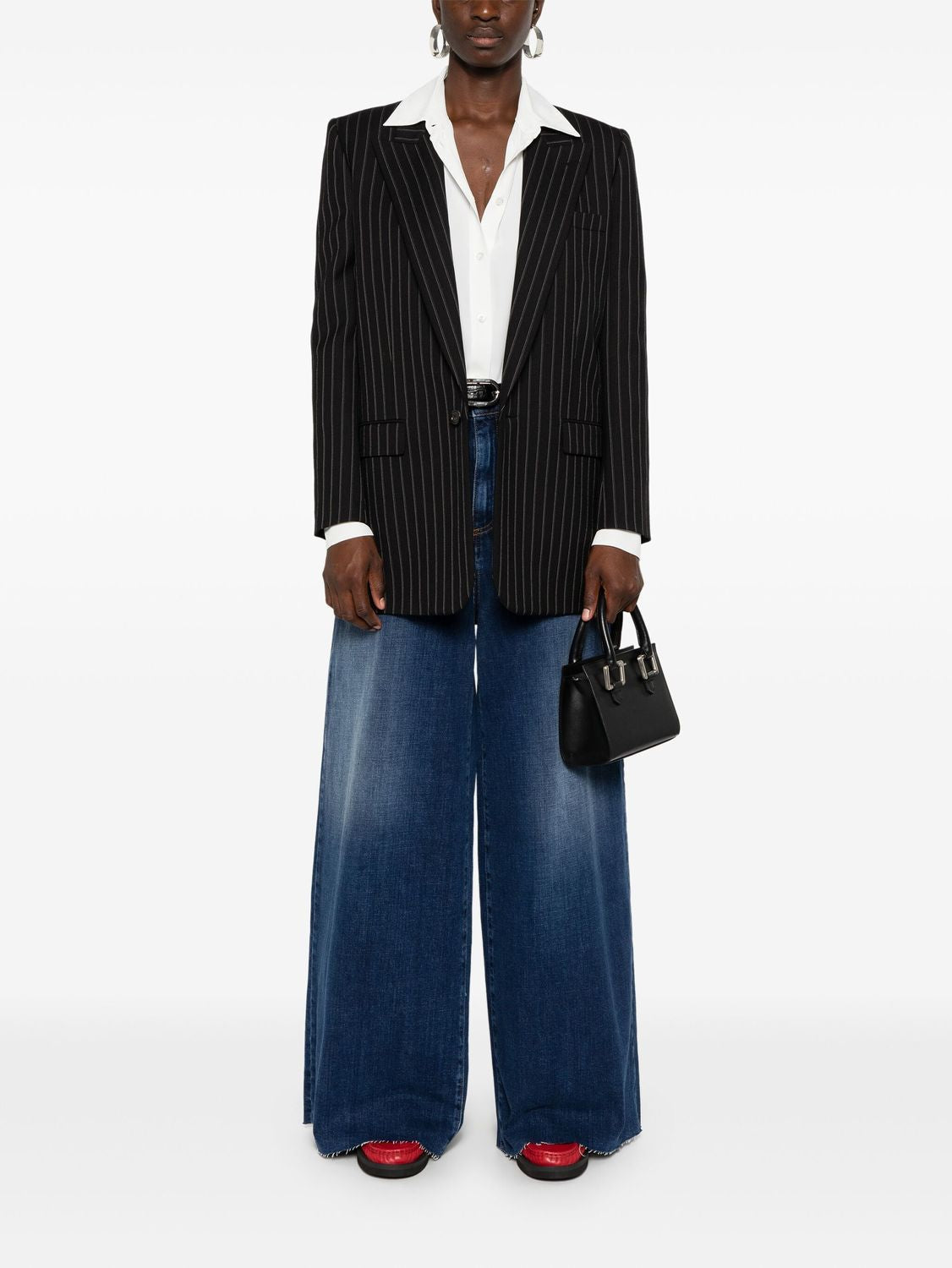 PINKO New Nora Crepe of Chine Shirt for Women - Short Sleeve