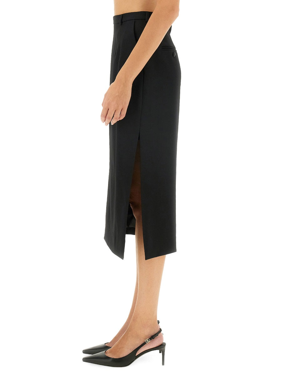 DOLCE & GABBANA Slim Fit Long Skirt - Size 40 IT