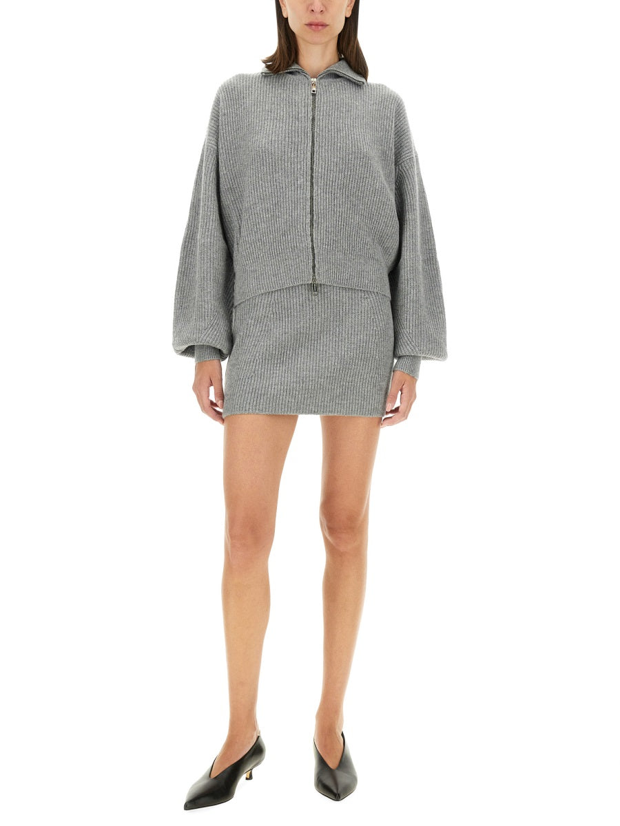 SPORTMAX Wool and Cashmere Mini Skirt - Size S