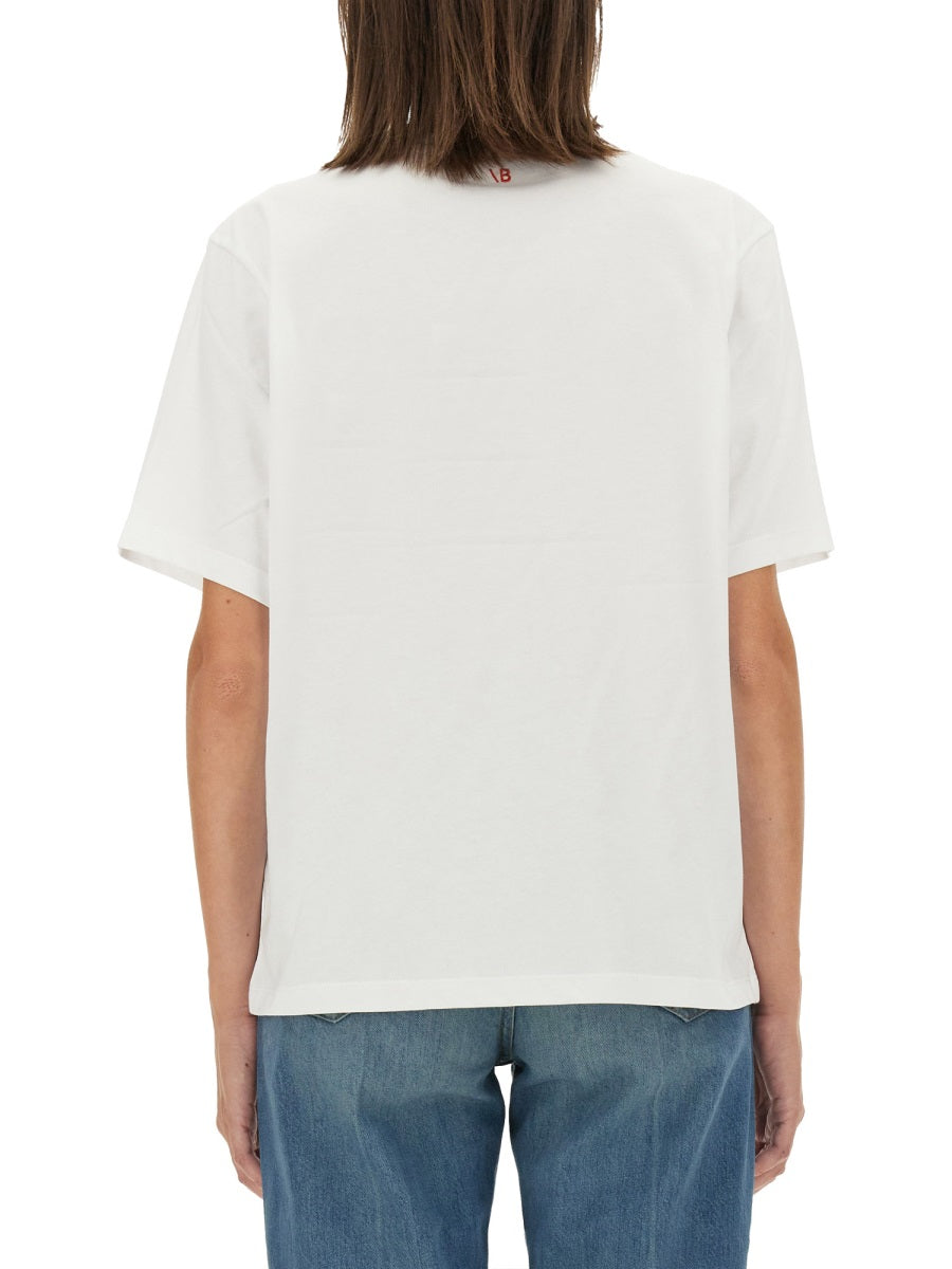 VICTORIA BECKHAM Organic Cotton T-Shirt - Size S