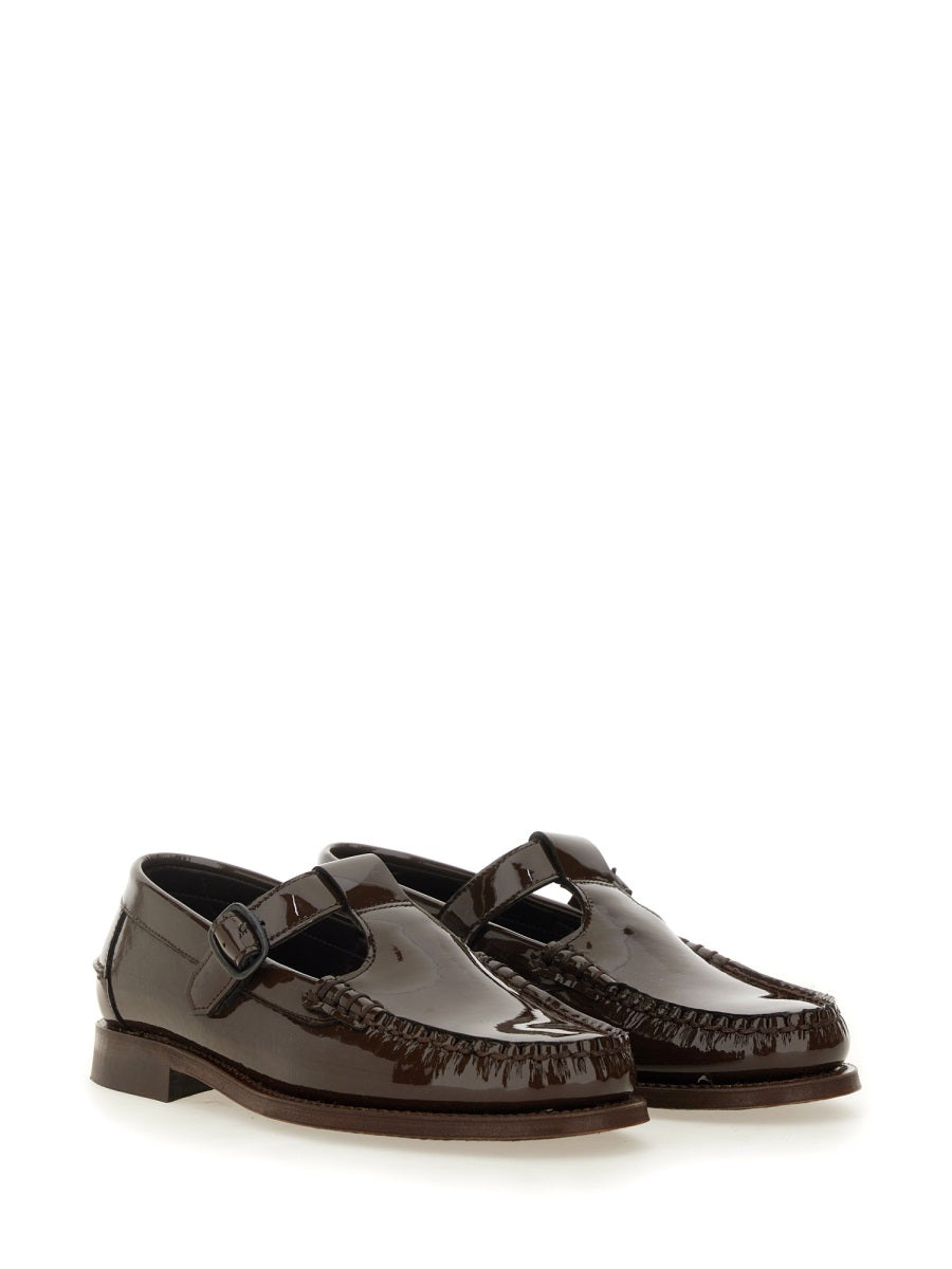 HEREU Classic Moccasin T-Bar Loafers
