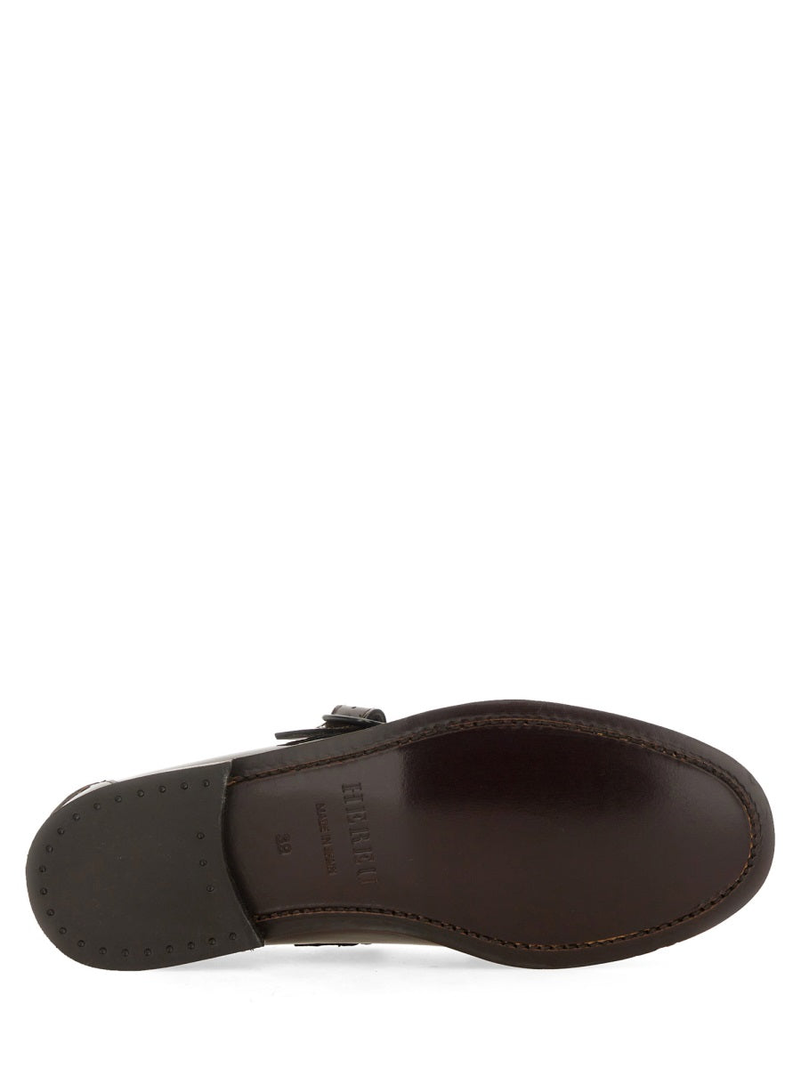 HEREU Classic Moccasin T-Bar Loafers