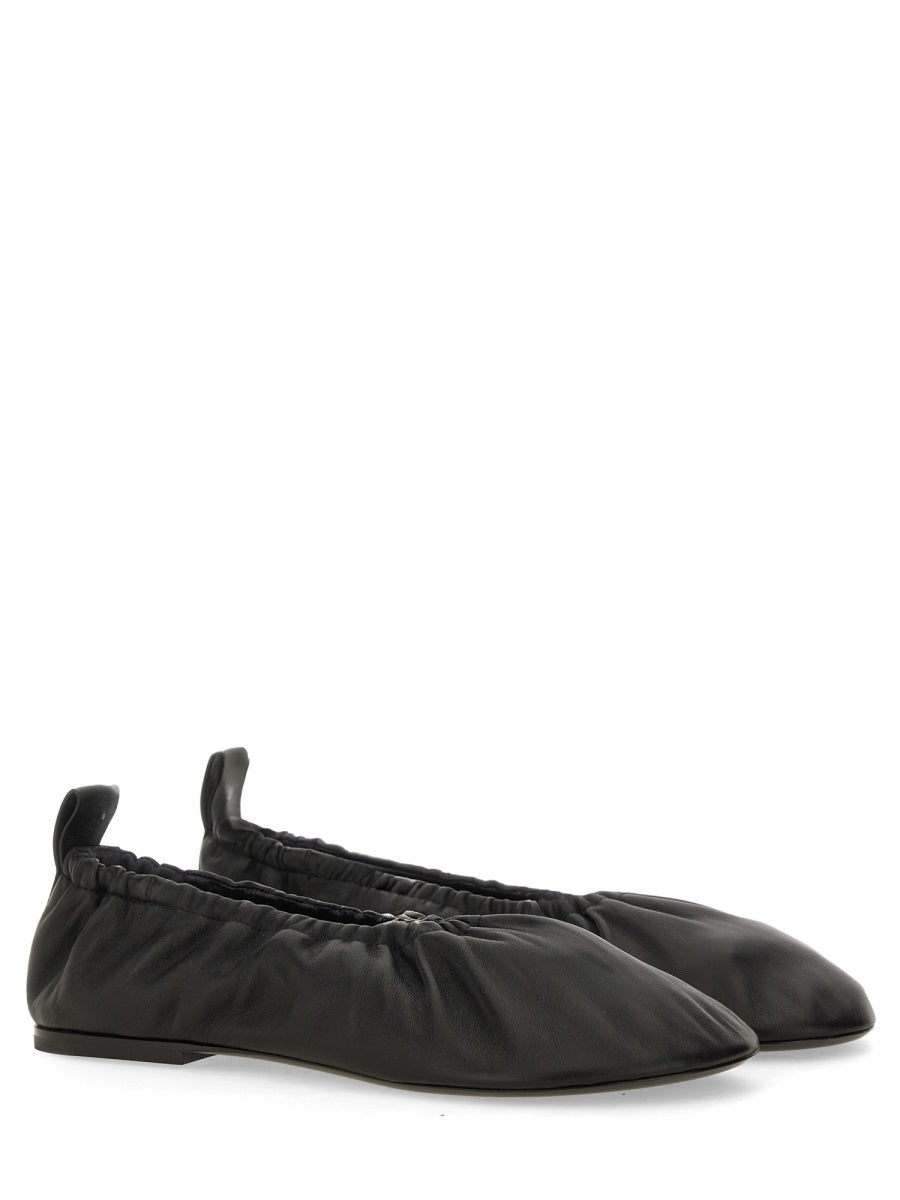 JIL SANDER Sheepskin Ballerina Flats