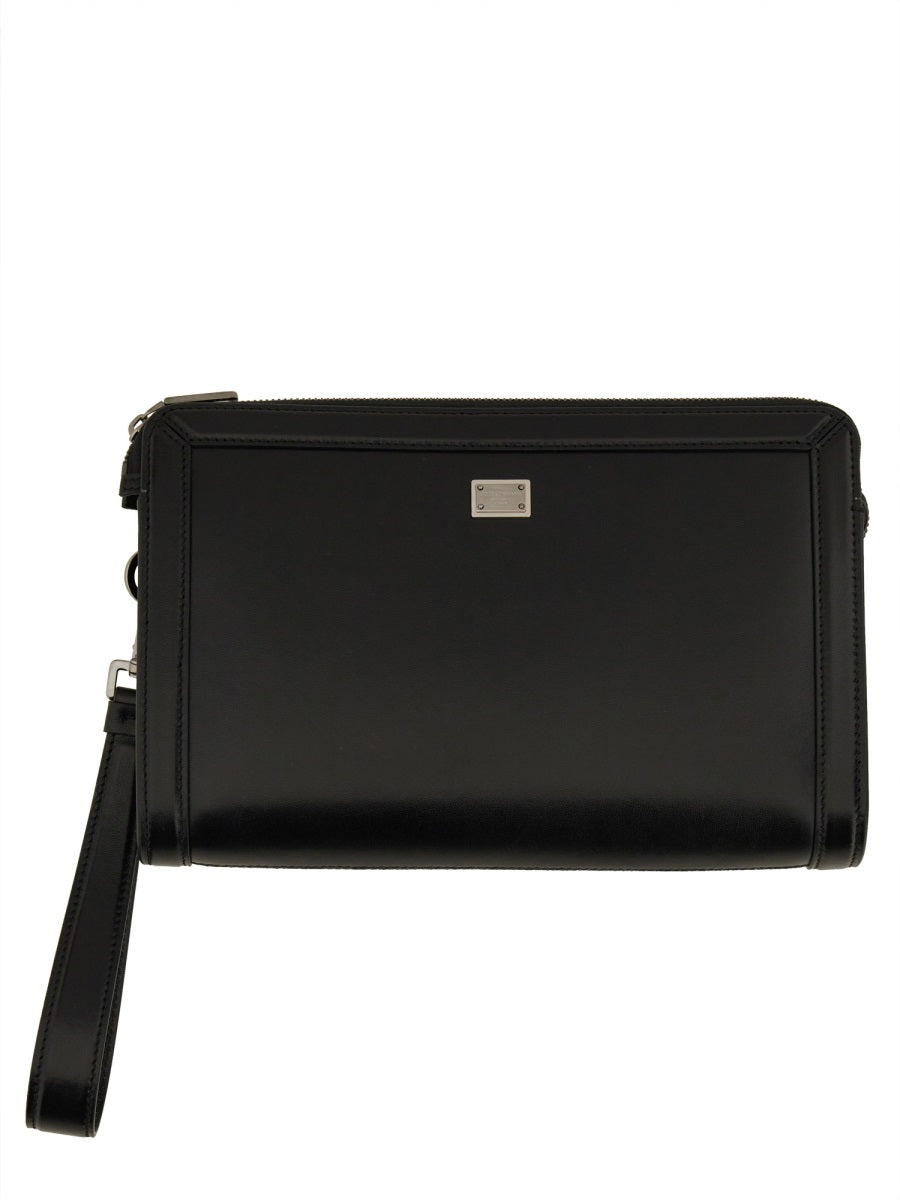 DOLCE & GABBANA Logo Pouch Handbag - FW24 Edition