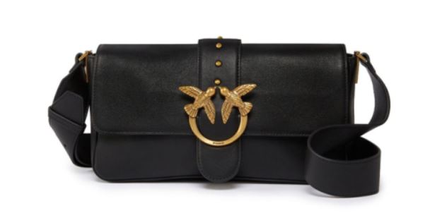 PINKO Elegant Leather Handbag with Signature Detail