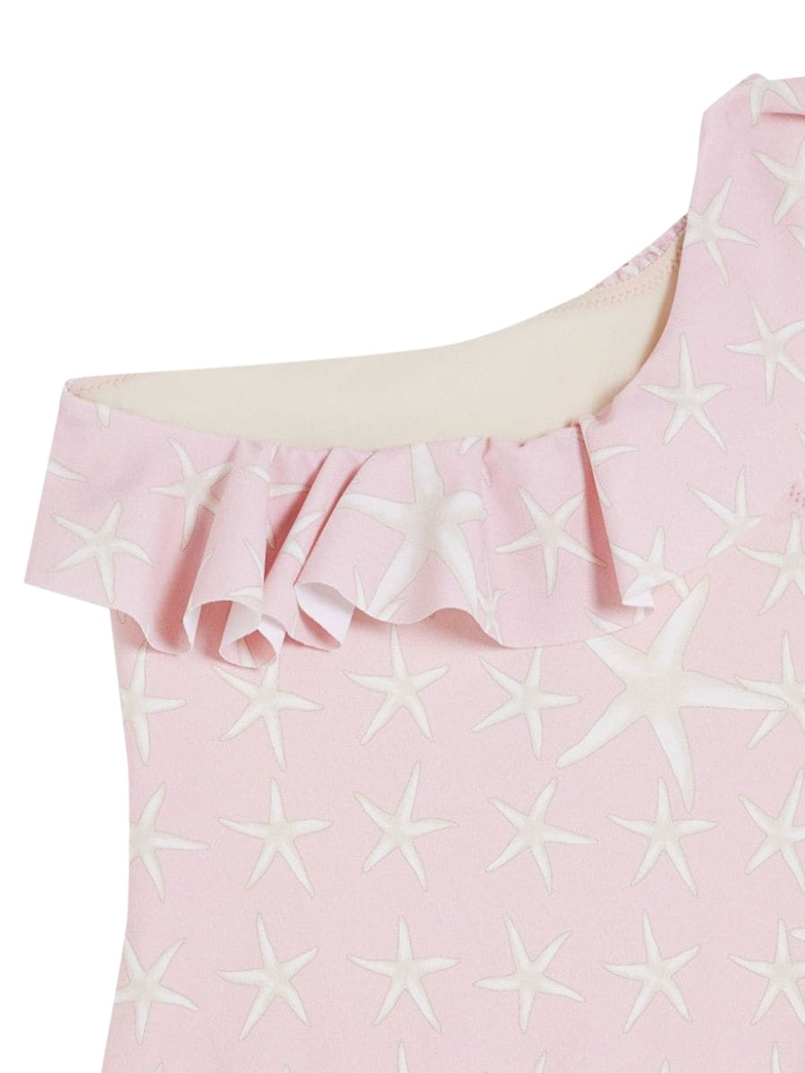 VERSACE Girls' Mini Swim One-Piece with Sea Stars Print