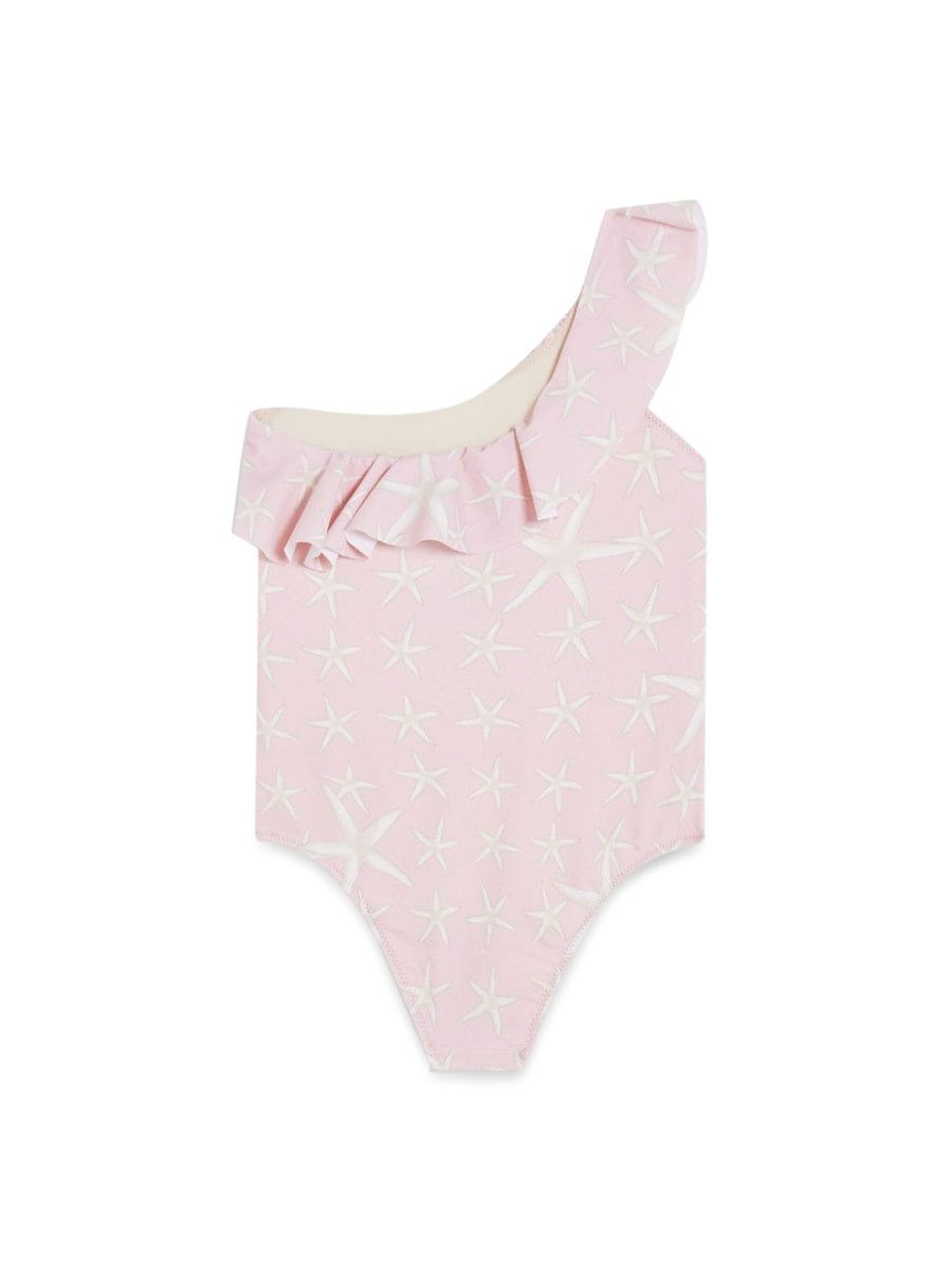VERSACE Girls' Mini Swim One-Piece with Sea Stars Print
