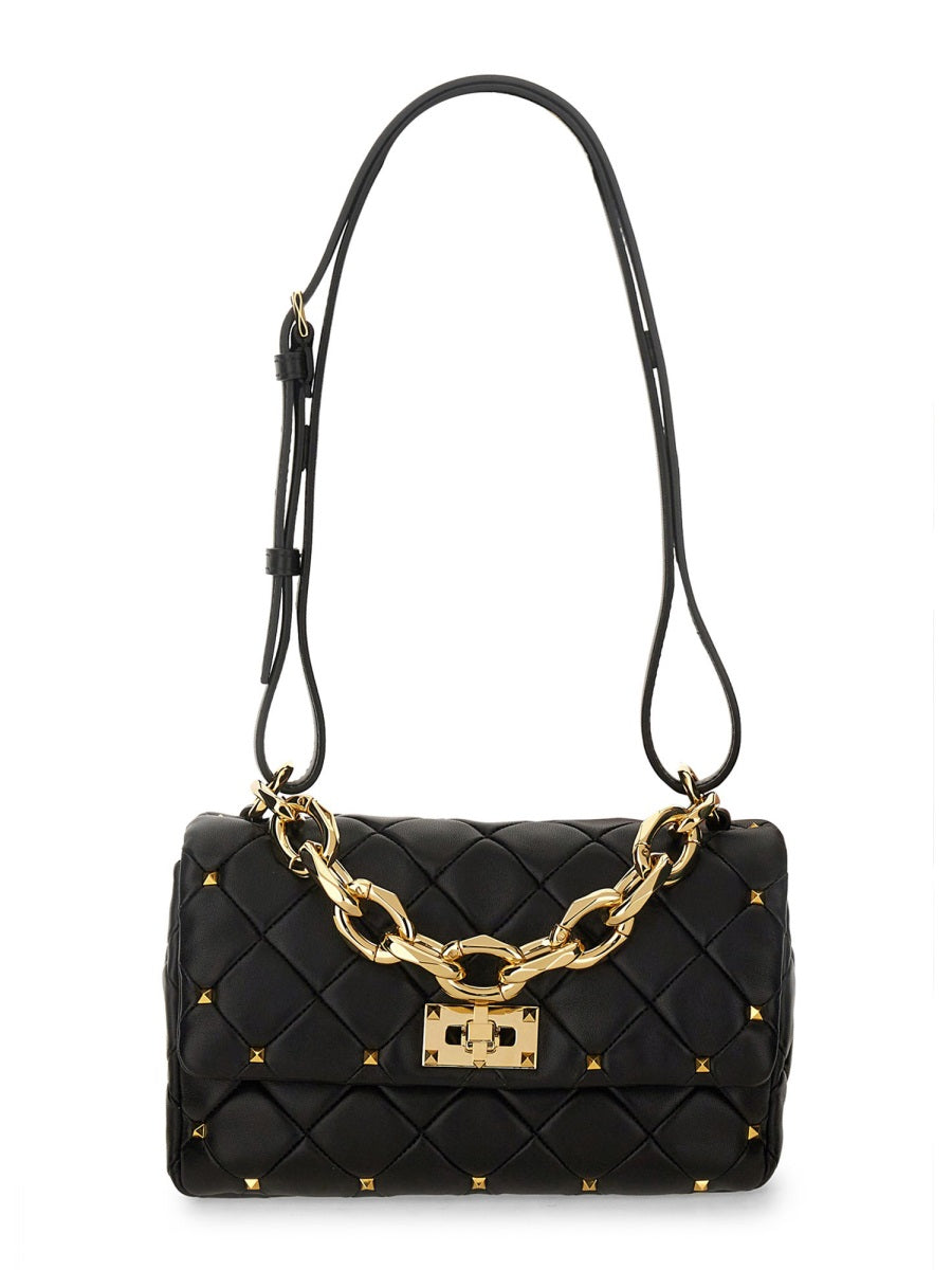 VALENTINO GARAVANI Mini Rockstud Spike Shoulder Handbag