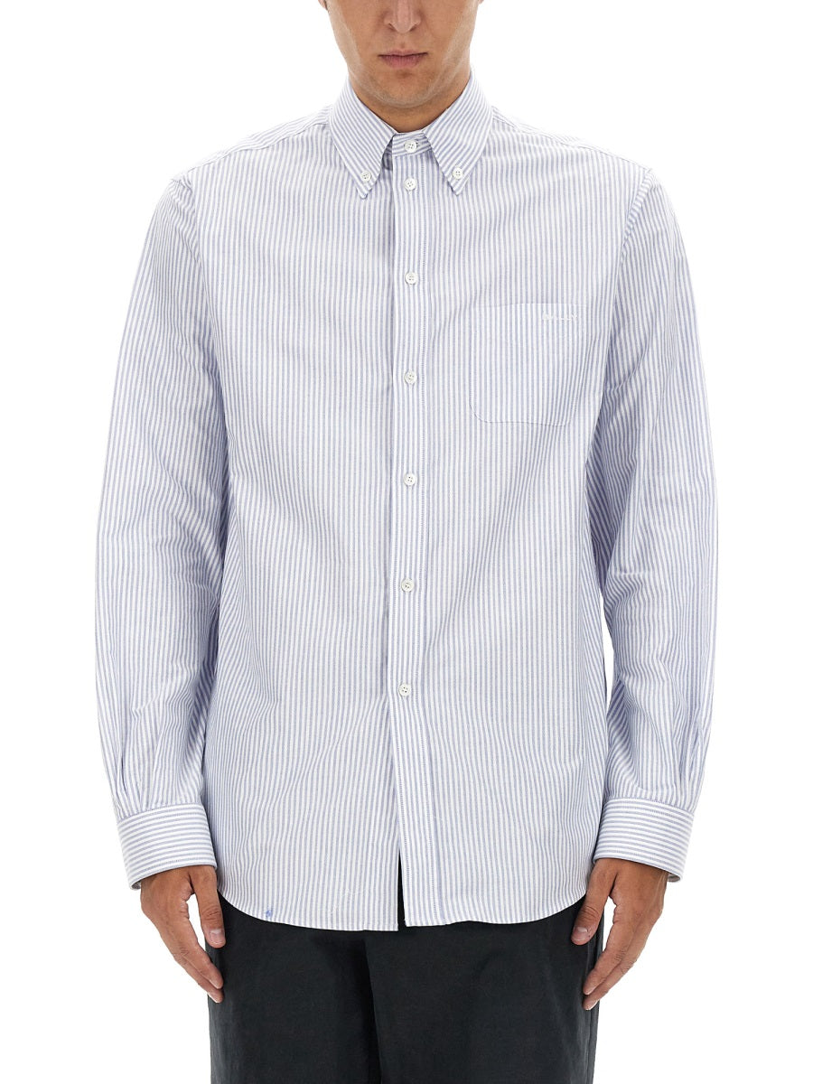 BALLY Regular Fit Shirt with Logo - Size 48