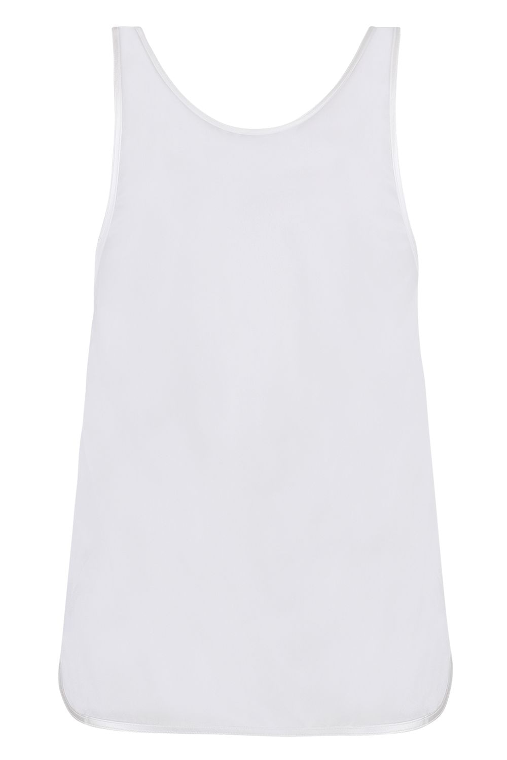 PINKO Silk Rounded Hem Top for Women