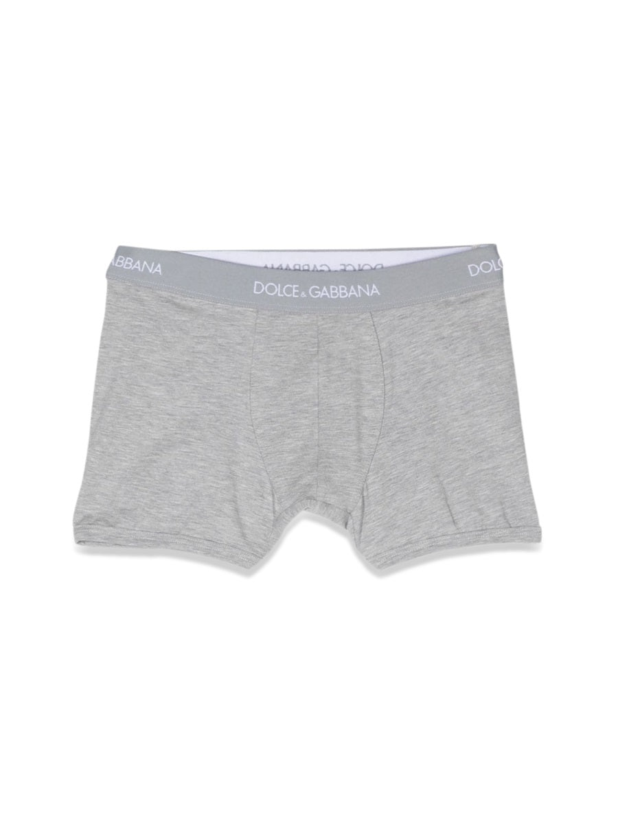 DOLCE & GABBANA Mini Bi-Pack Boxer Set for Boys