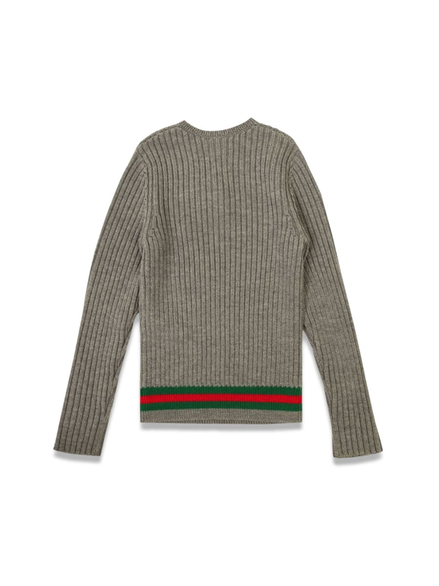 GUCCI Mini Long Sleeve Crew Neck Sweatshirt for Girls