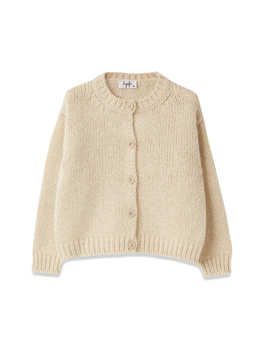 IL GUFO Mini Tricot Knit Sweatshirt for Girls