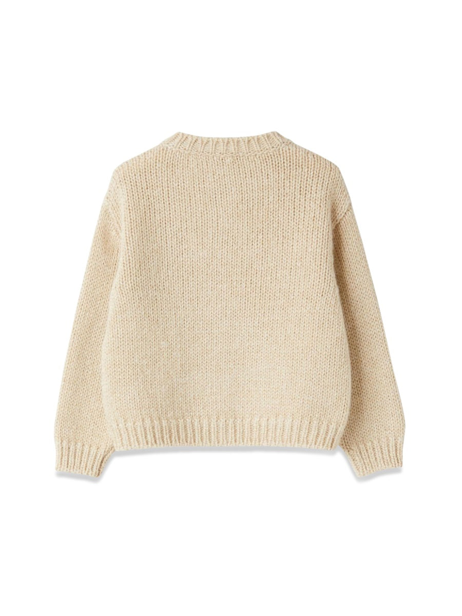 IL GUFO Mini Tricot Knit Sweatshirt for Girls