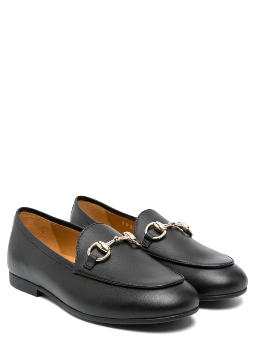 GUCCI Moccasin Leather Loafers for Kids