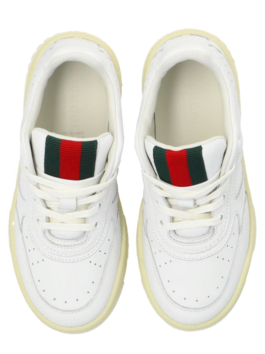 GUCCI Premium Leather Sneakers - Unisex Kids