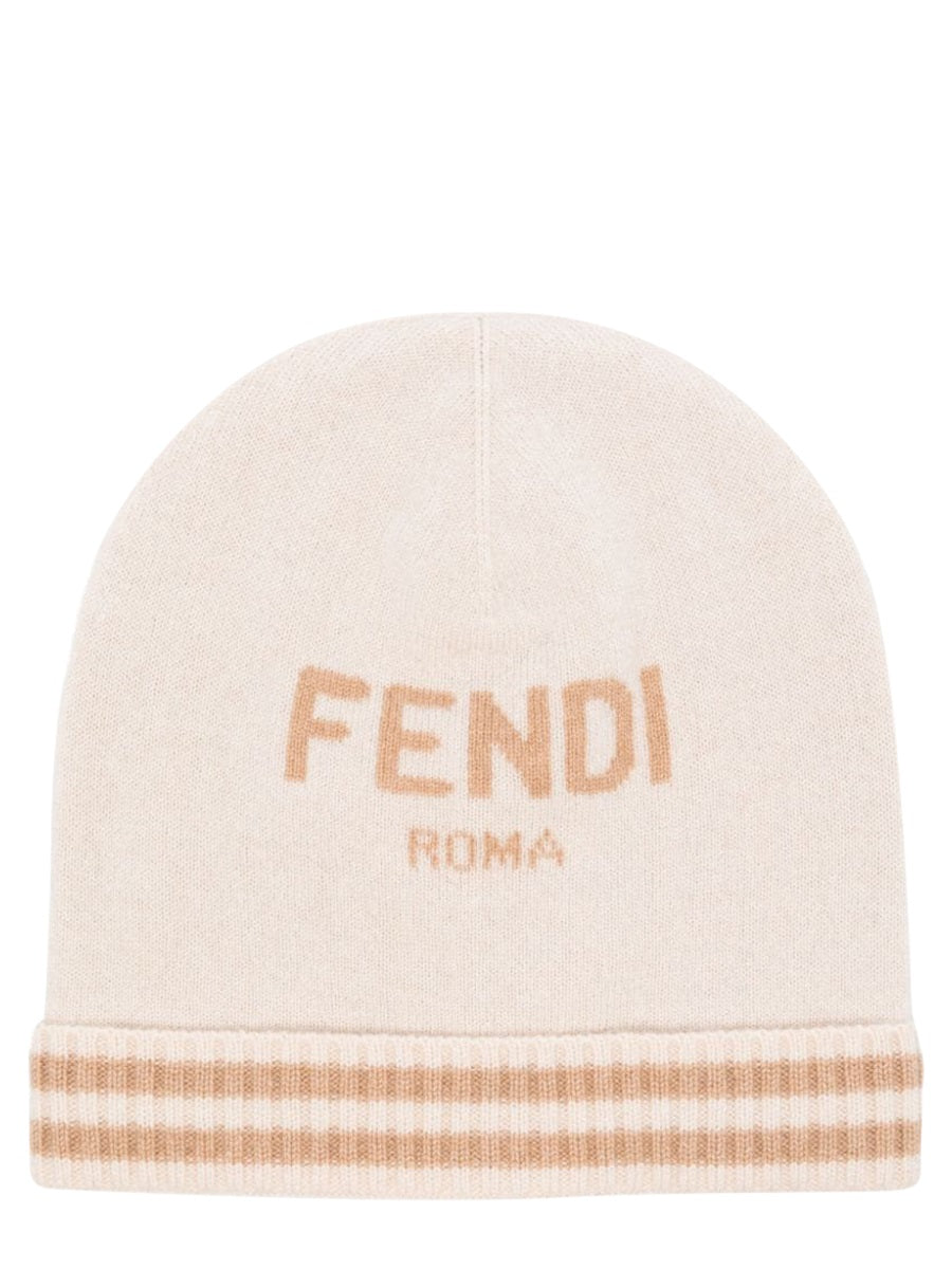 FENDI Luxurious Cashmere Beanie for Kids - Perfect for Winter