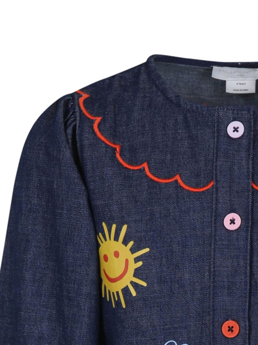 STELLA McCARTNEY Chic Woven Mini Dress for Girls