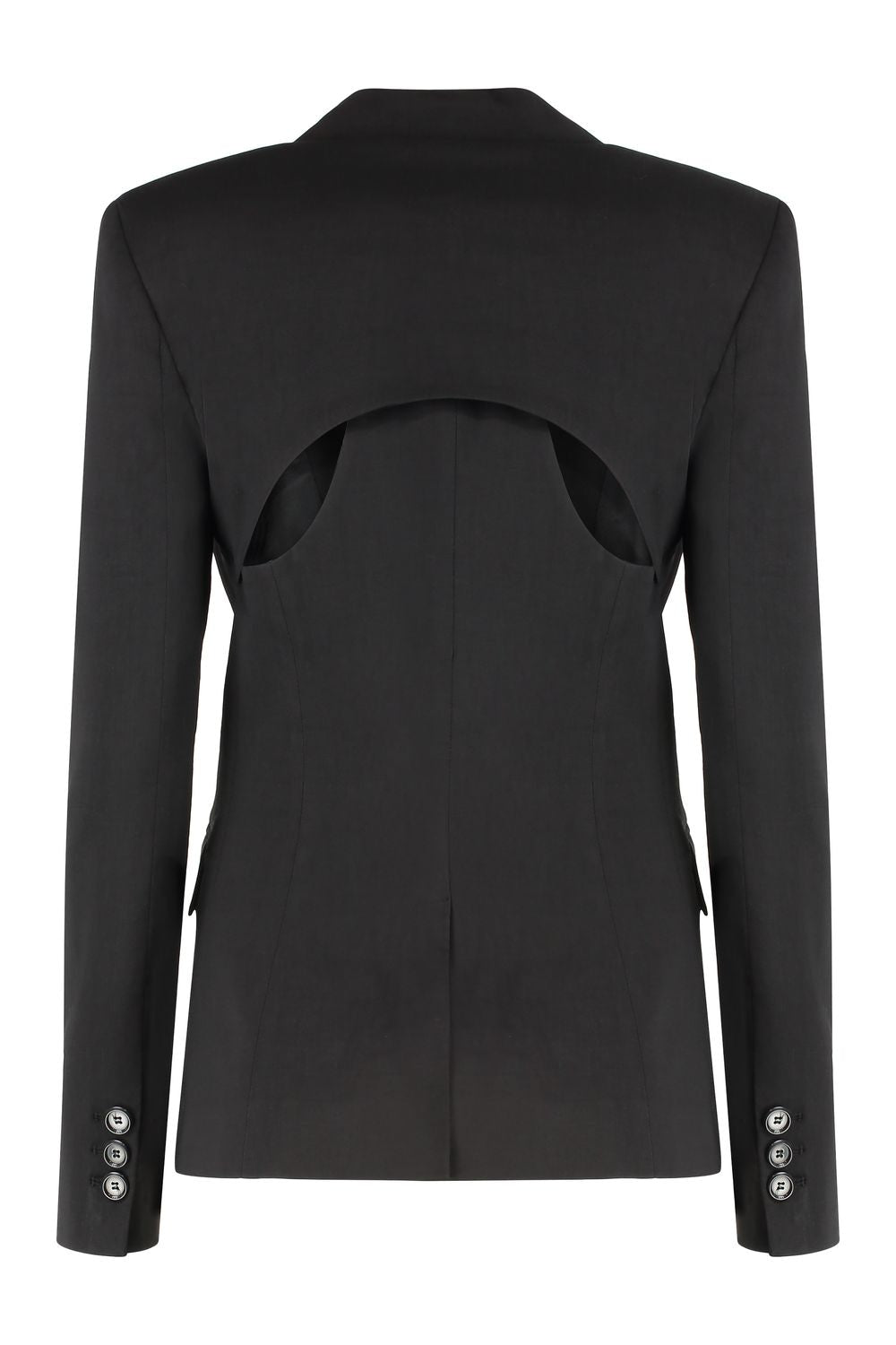 PINKO Linen Blazer with Cut-Out Detail