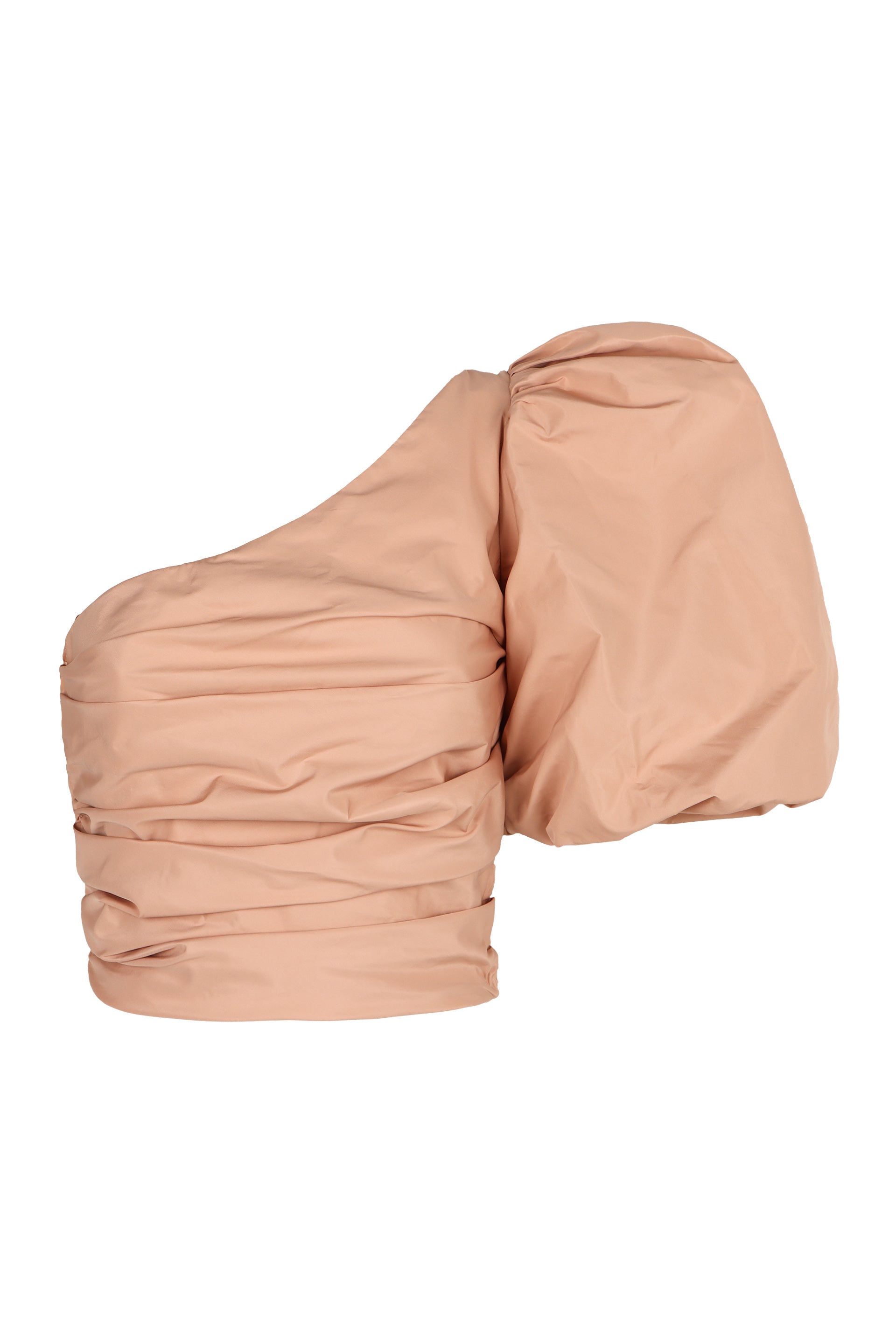 PINKO One-Shoulder Mini Cropped Top