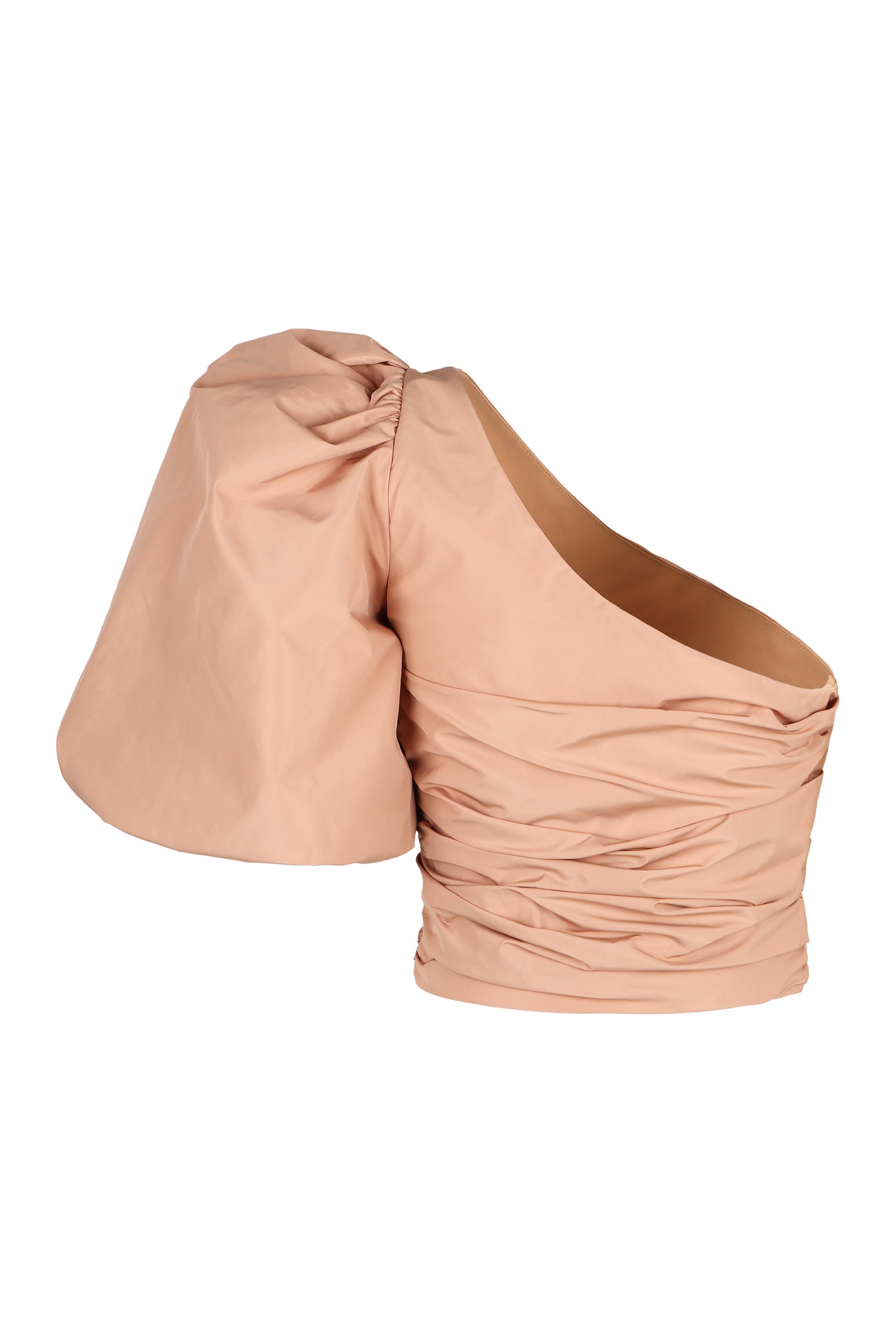 PINKO One-Shoulder Mini Cropped Top