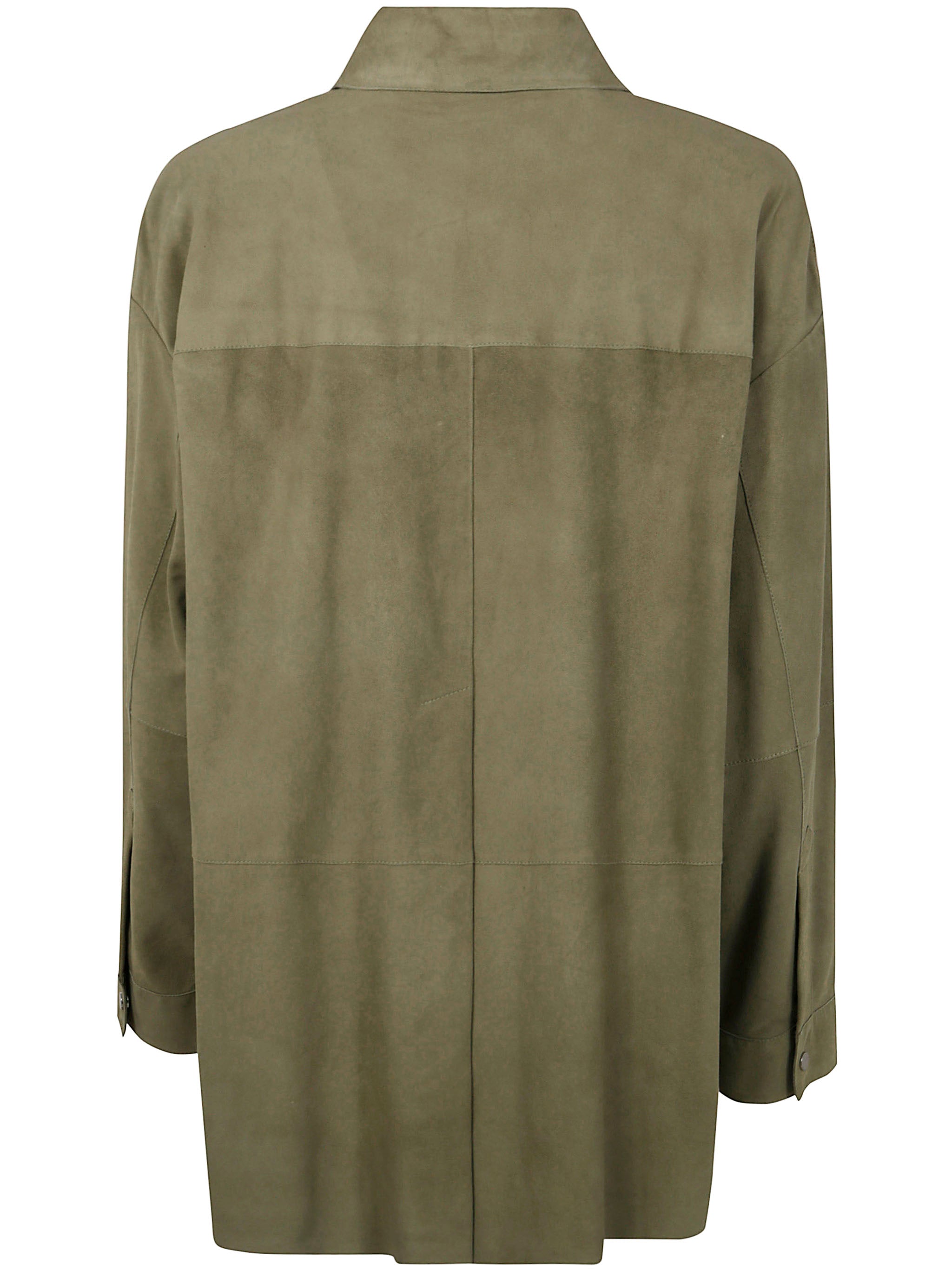 PINKO Suede Ikebana Over Shirt for Women