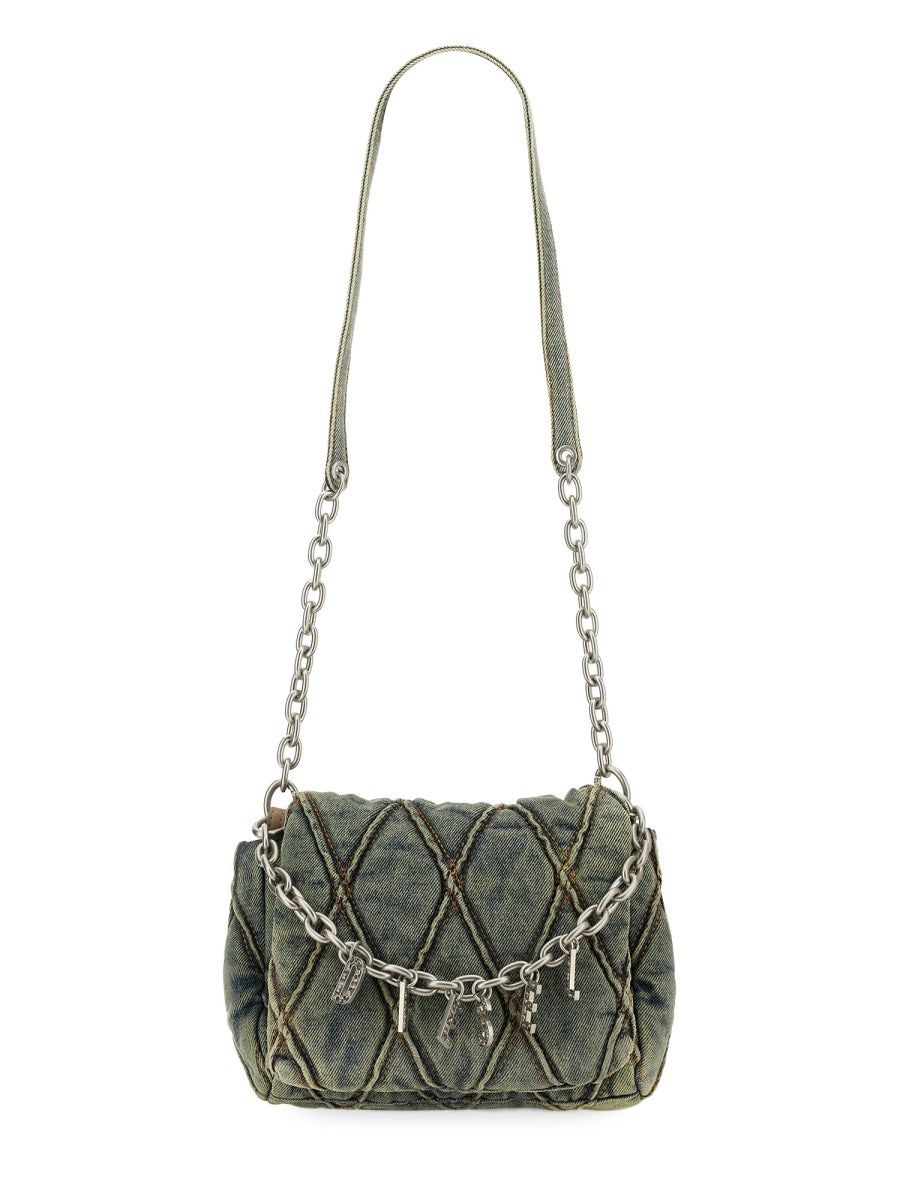 DIESEL Mini Charm Shoulder Bag - Small Size, Perfect for FW25