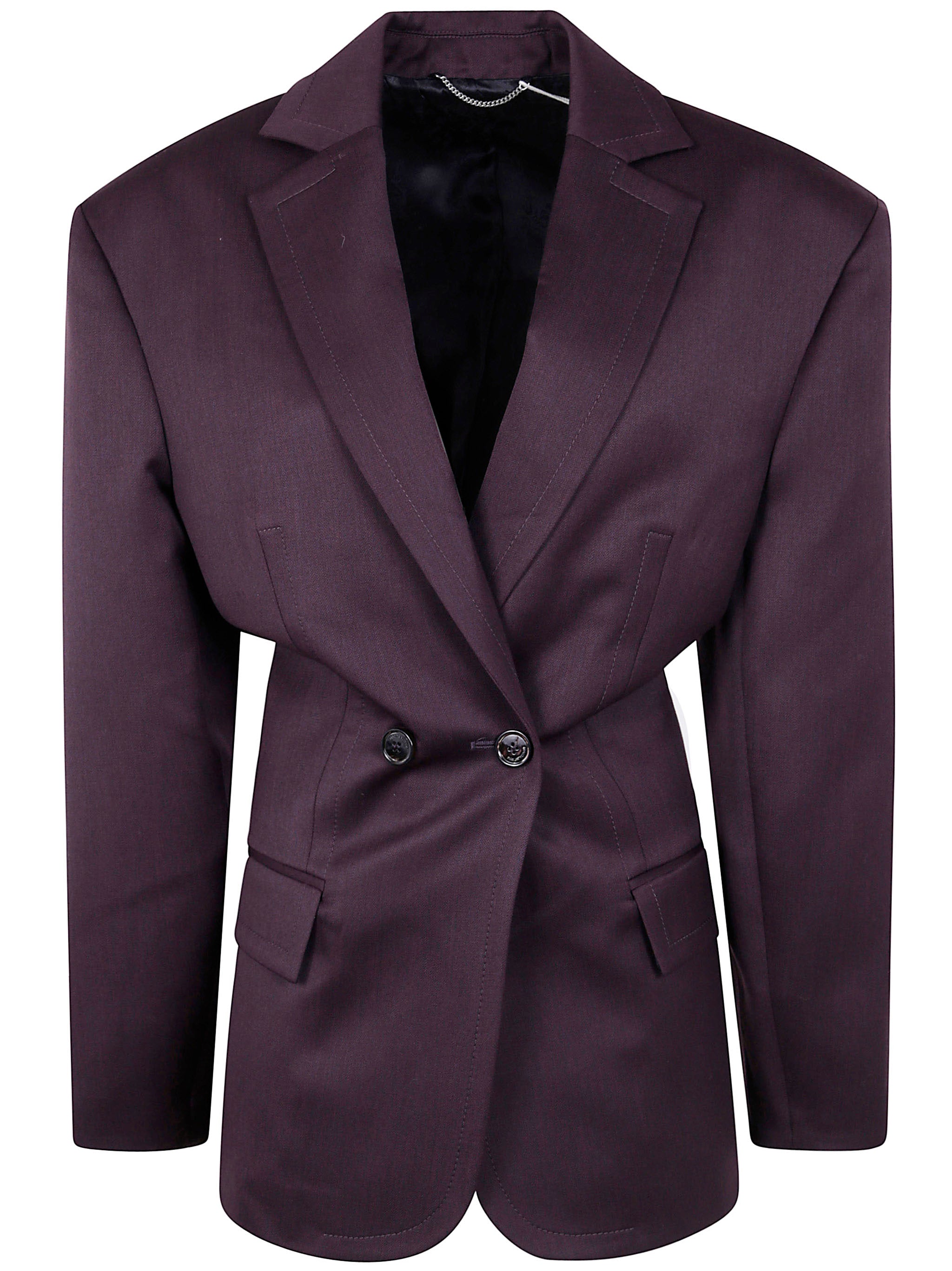 MAGDA BUTRYM Belted Double-Breasted Blazer - Size 36