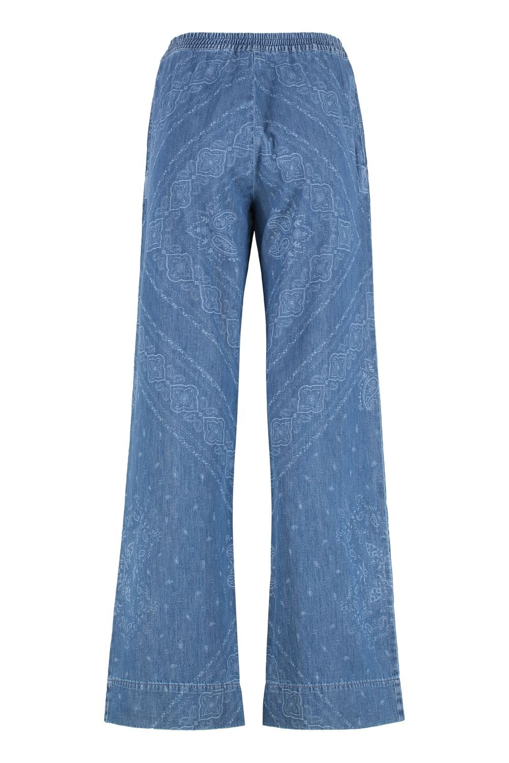 PINKO Trendy Printed Cotton Trousers for Women