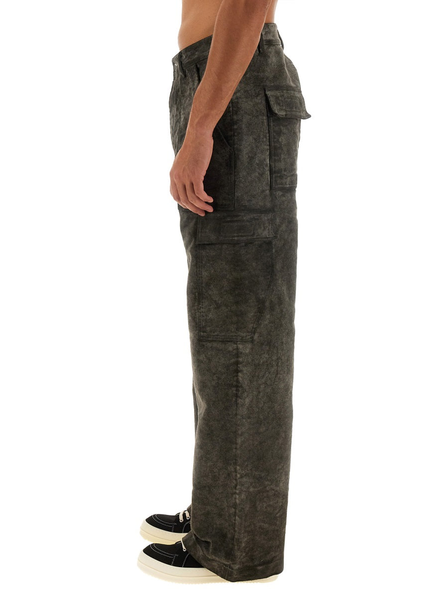 RICK OWENS DRKSHDW Regular Fit Cargo Pants - Size L