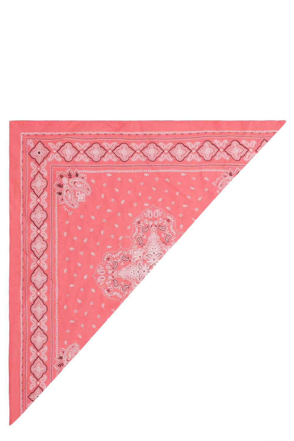 PINKO Cotton Printed Bandana with Crystals