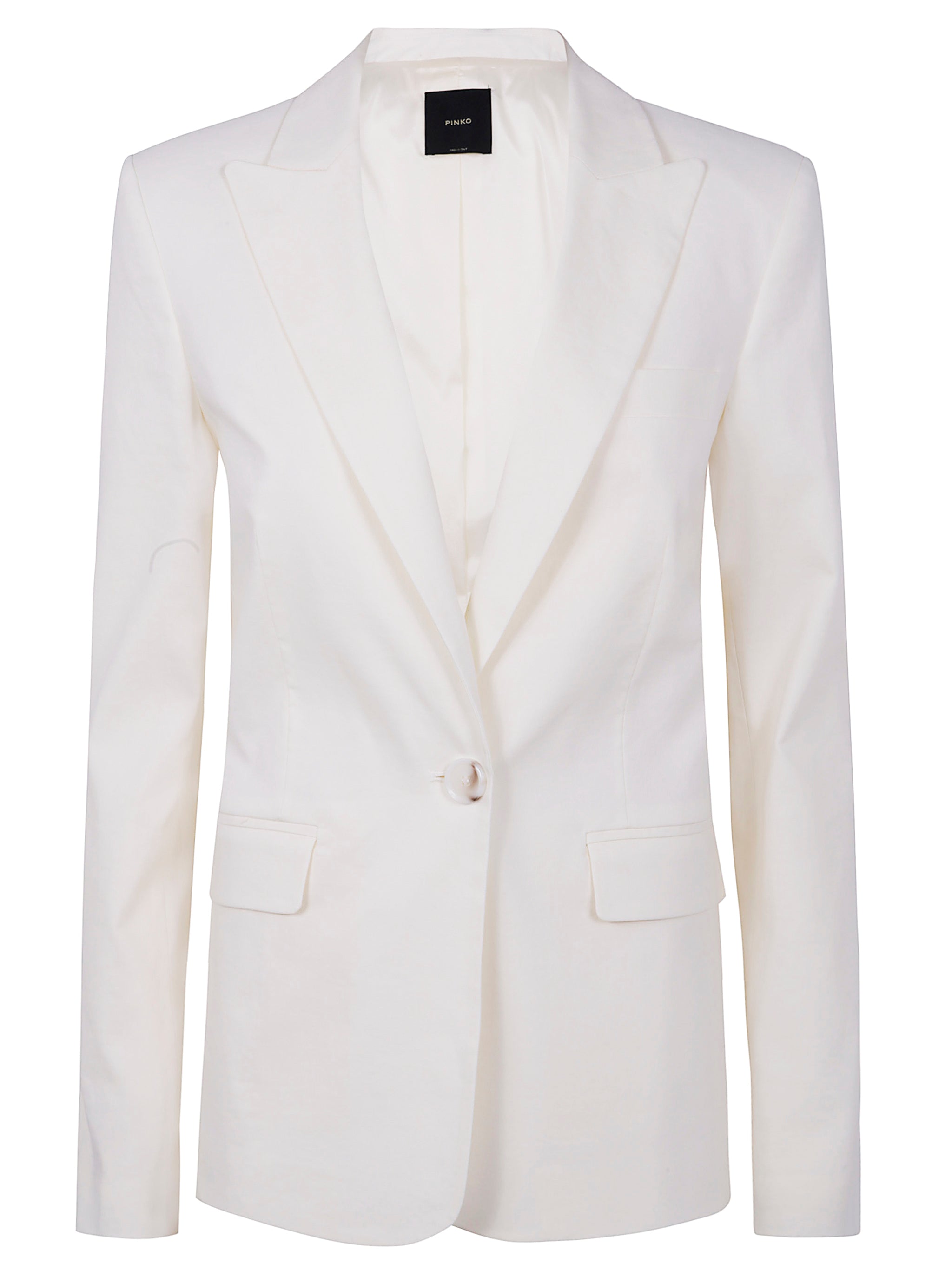 PINKO Equilibrated Linen Blazer for Women