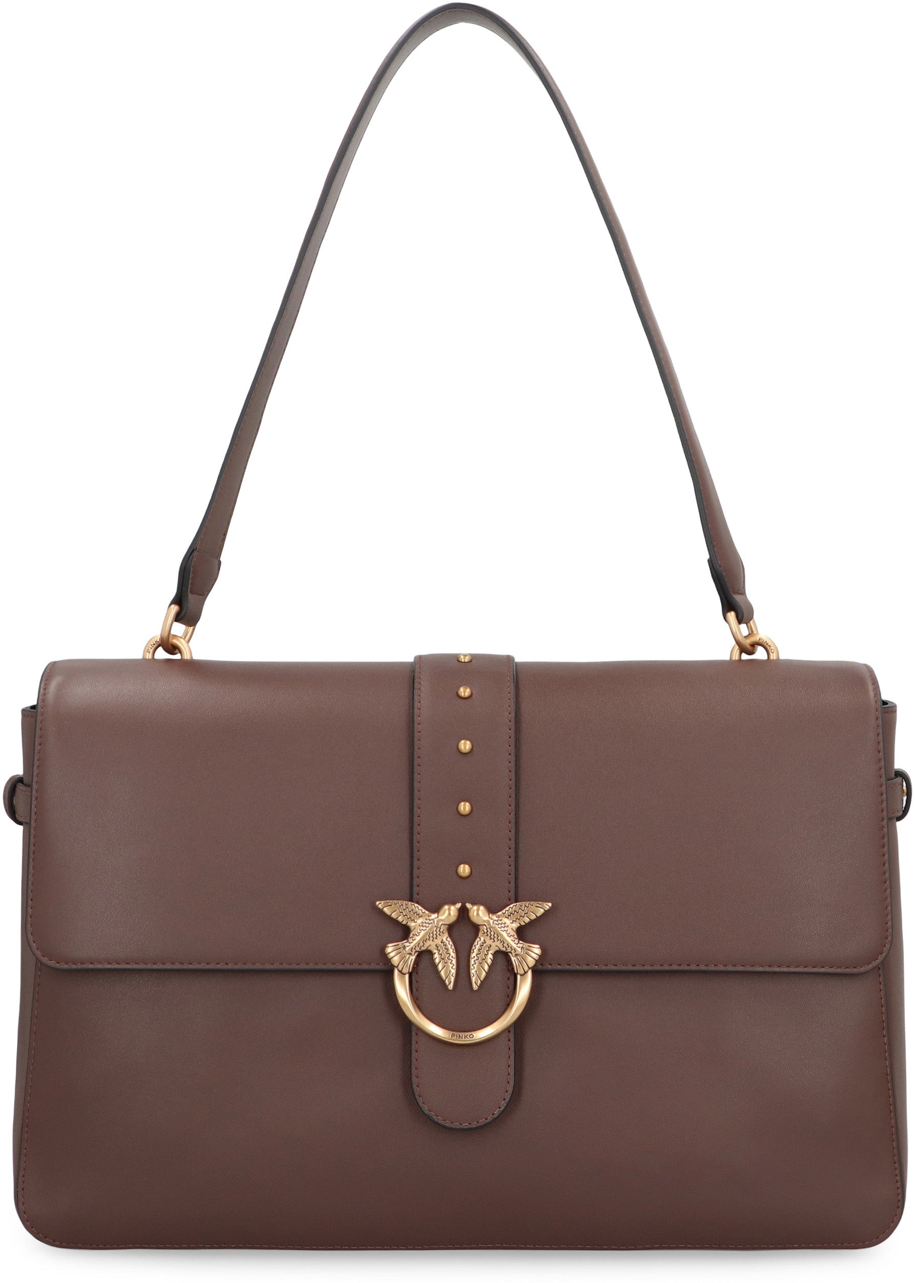 PINKO Maxi Love Slouchy Shoulder Handbag