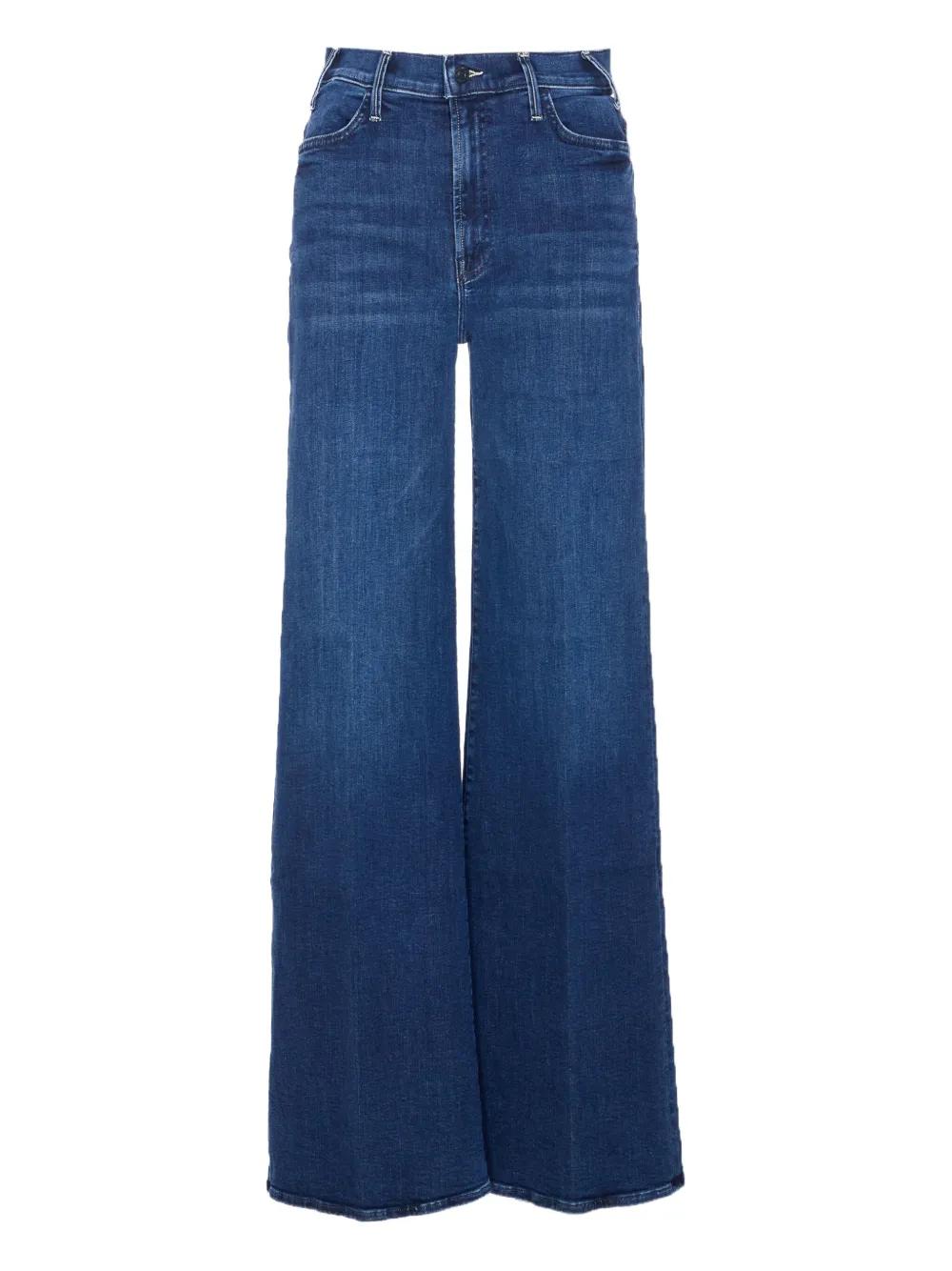 MOTHER Wide Leg Cotton Blend Jeans for Women