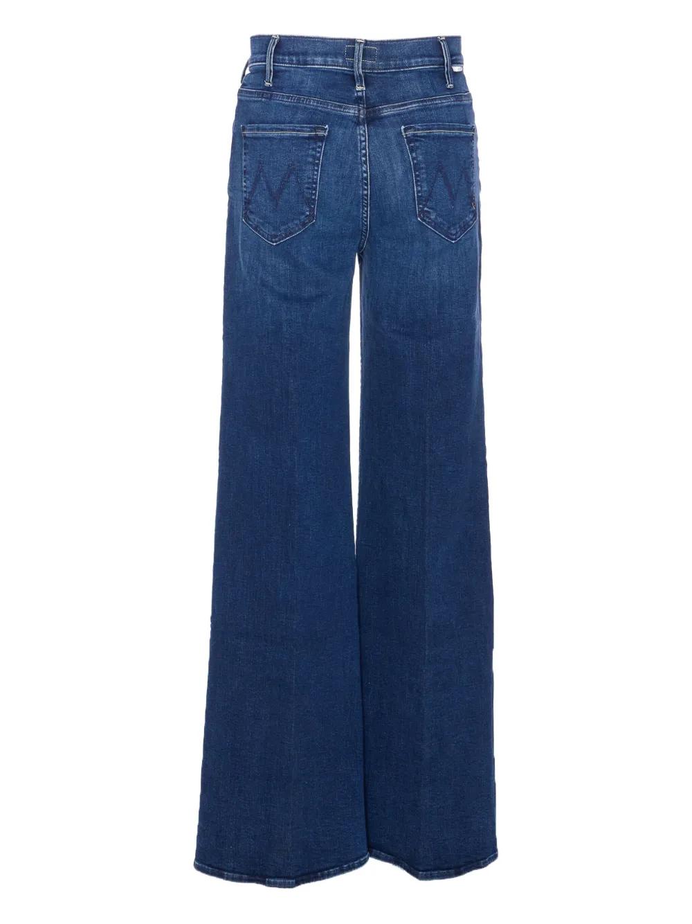 MOTHER Wide Leg Cotton Blend Jeans for Women
